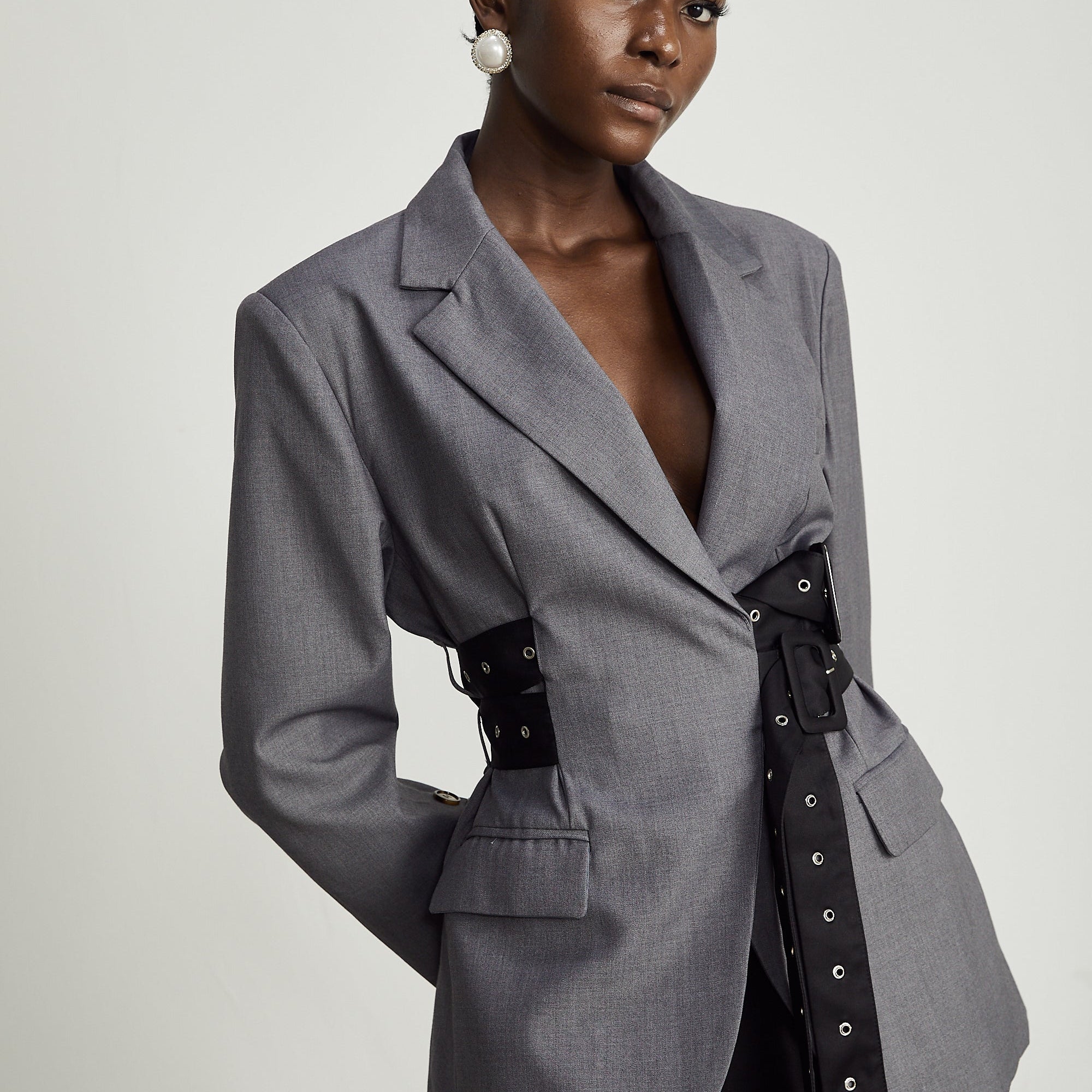 Treve Kuşaklı Blazer Ceket