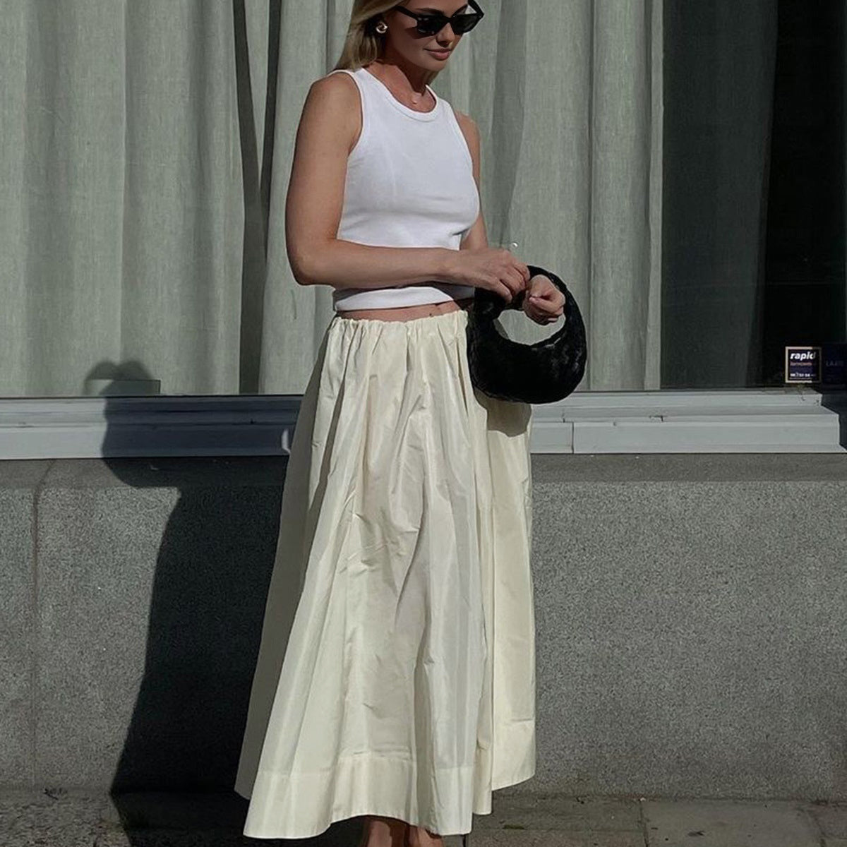 Creamy Midi Etek