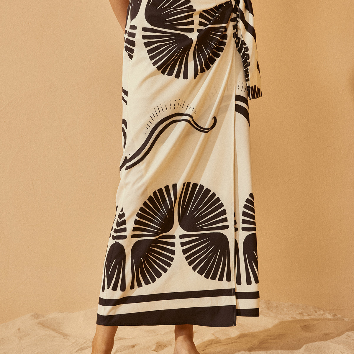 Knotted Wrap Floral Etek