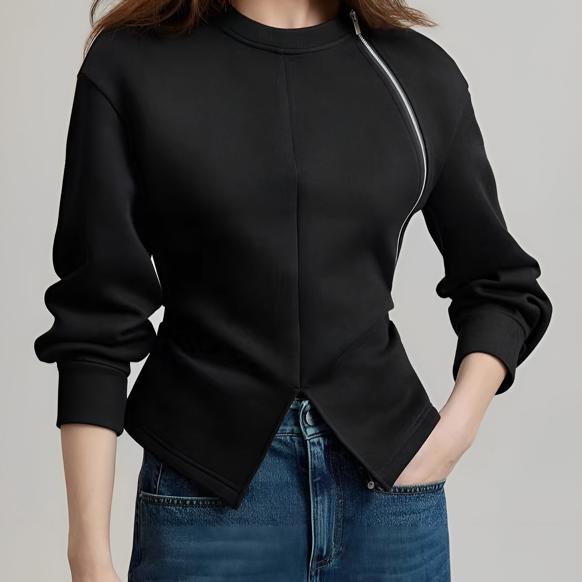 Asymmetry Elegance Bluz