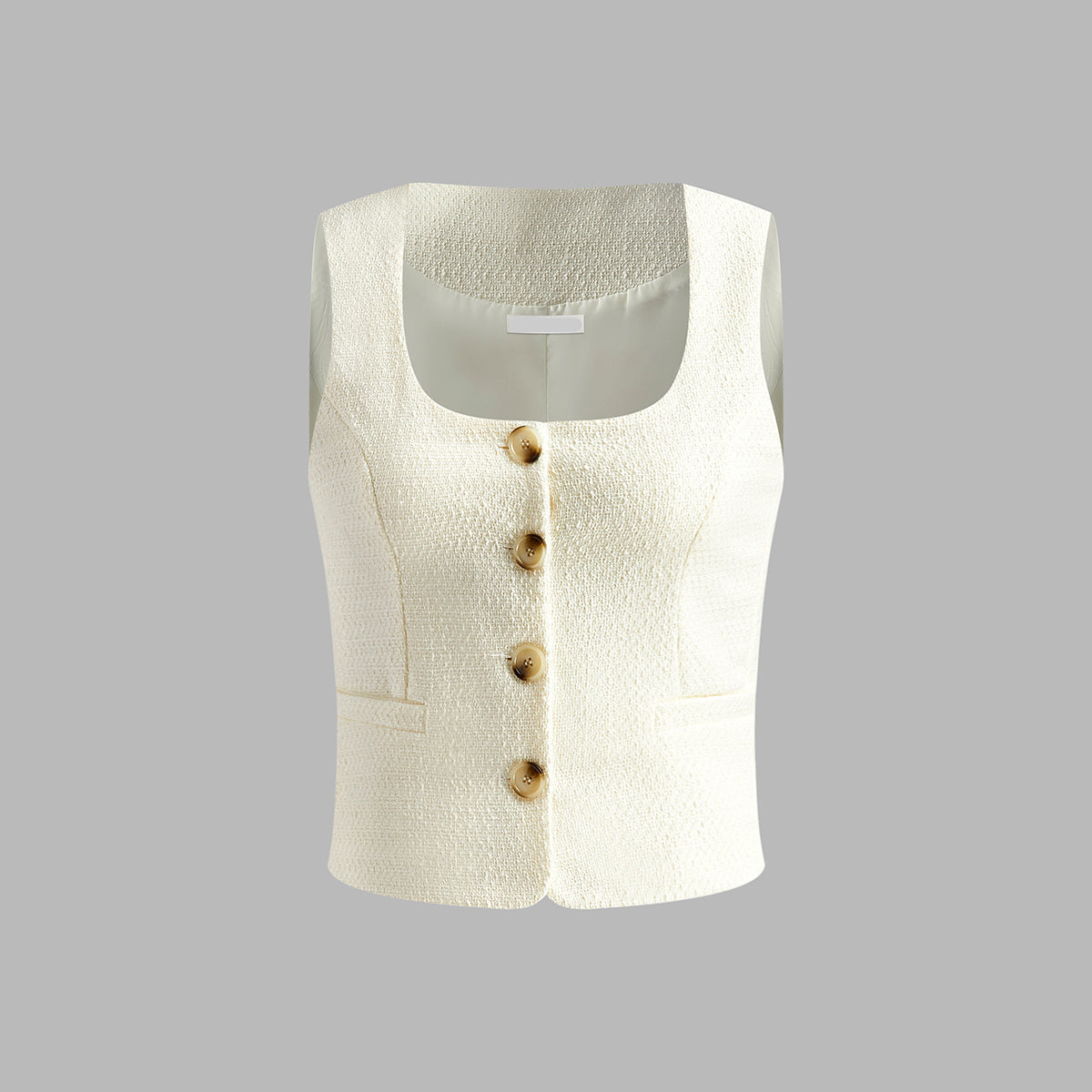 Elegant Ivory Yelek