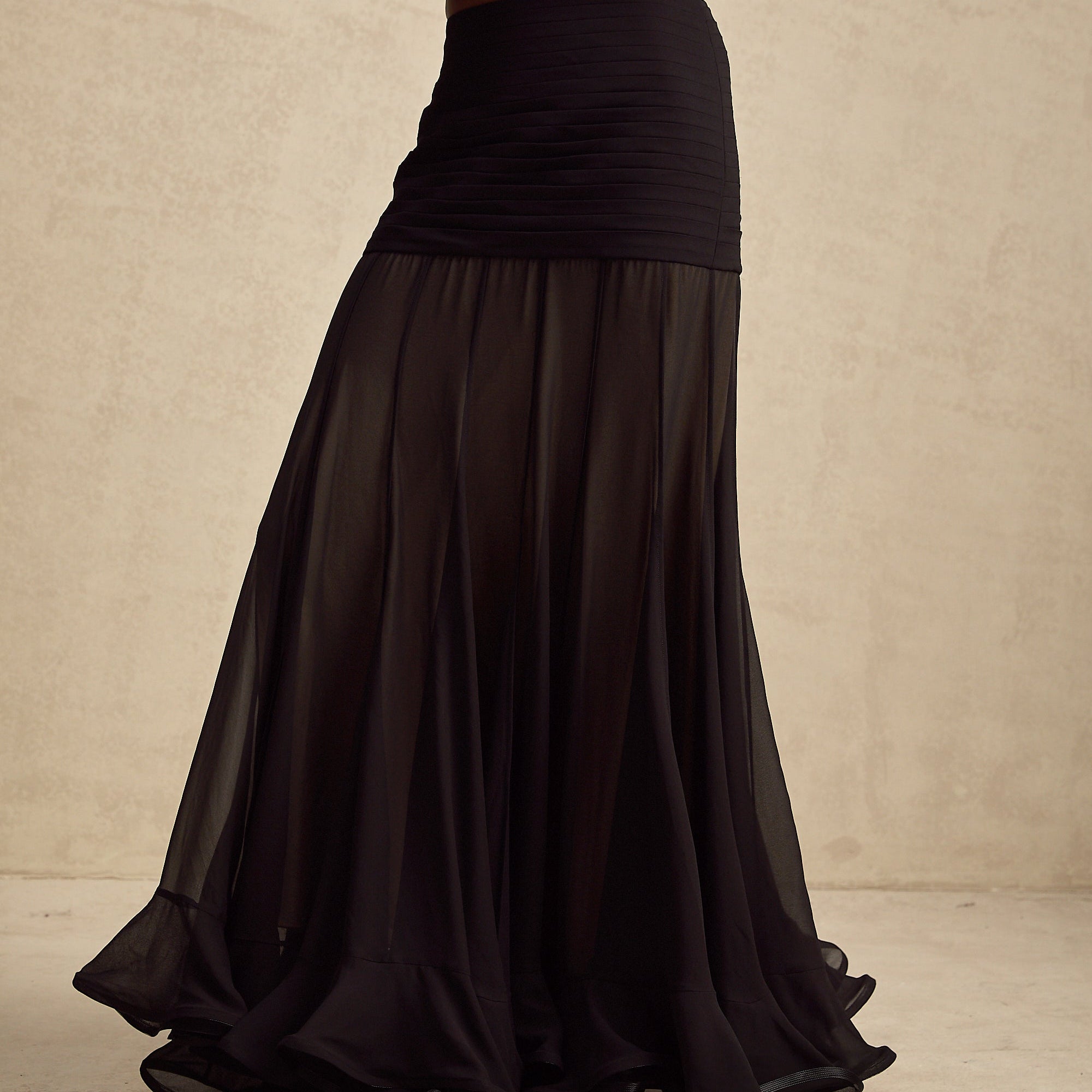 Jacqueline tül maxi etek