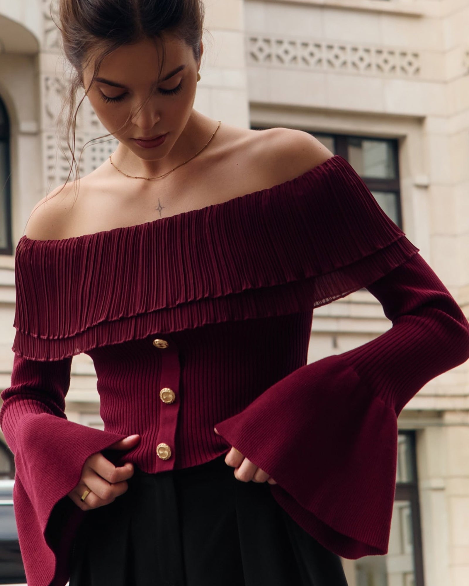 Flier Fırfır Detaylı Bluz