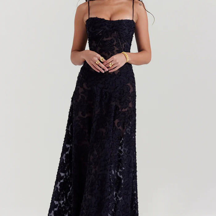 Noir Maxi Elbise