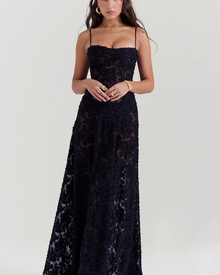 Noir Maxi Elbise
