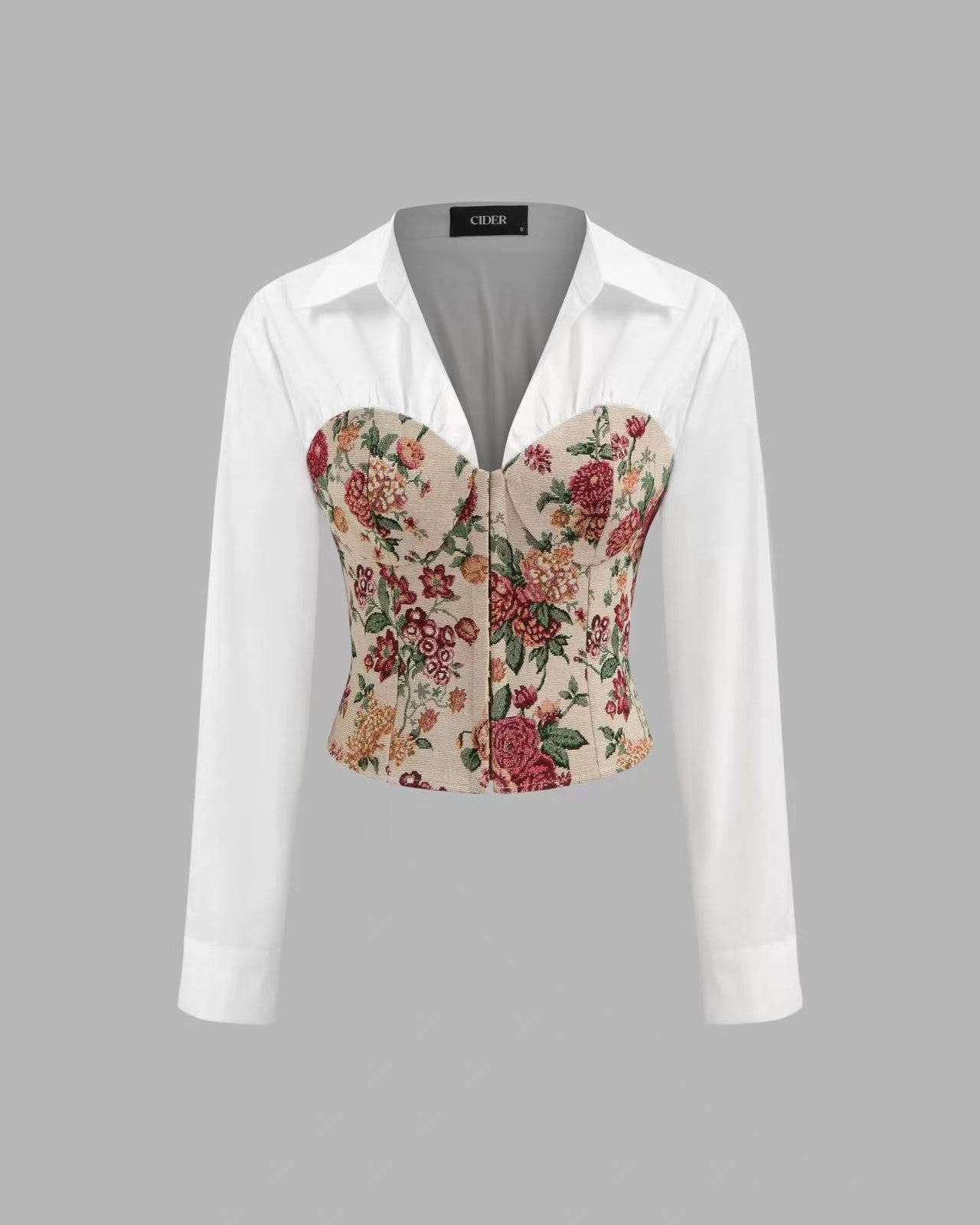 Çiçek Büstiyerli Gömlek