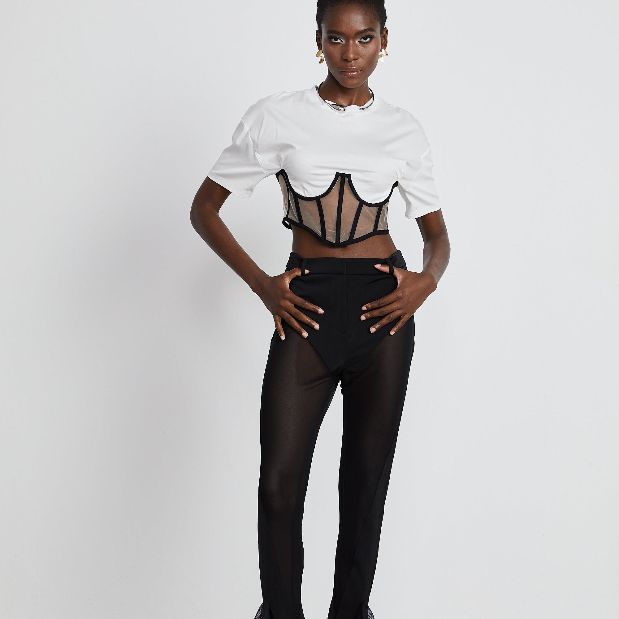 Noémie Transparan Pantolon