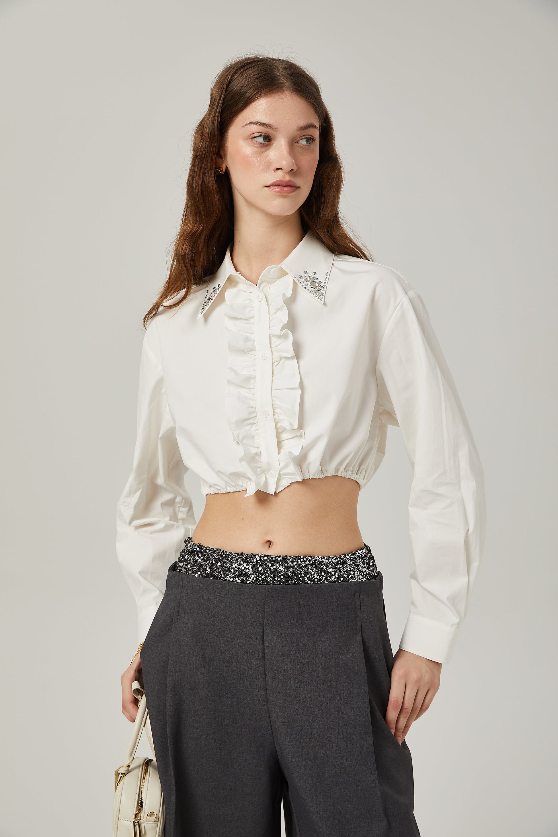 Éléonore süsleme pantolon