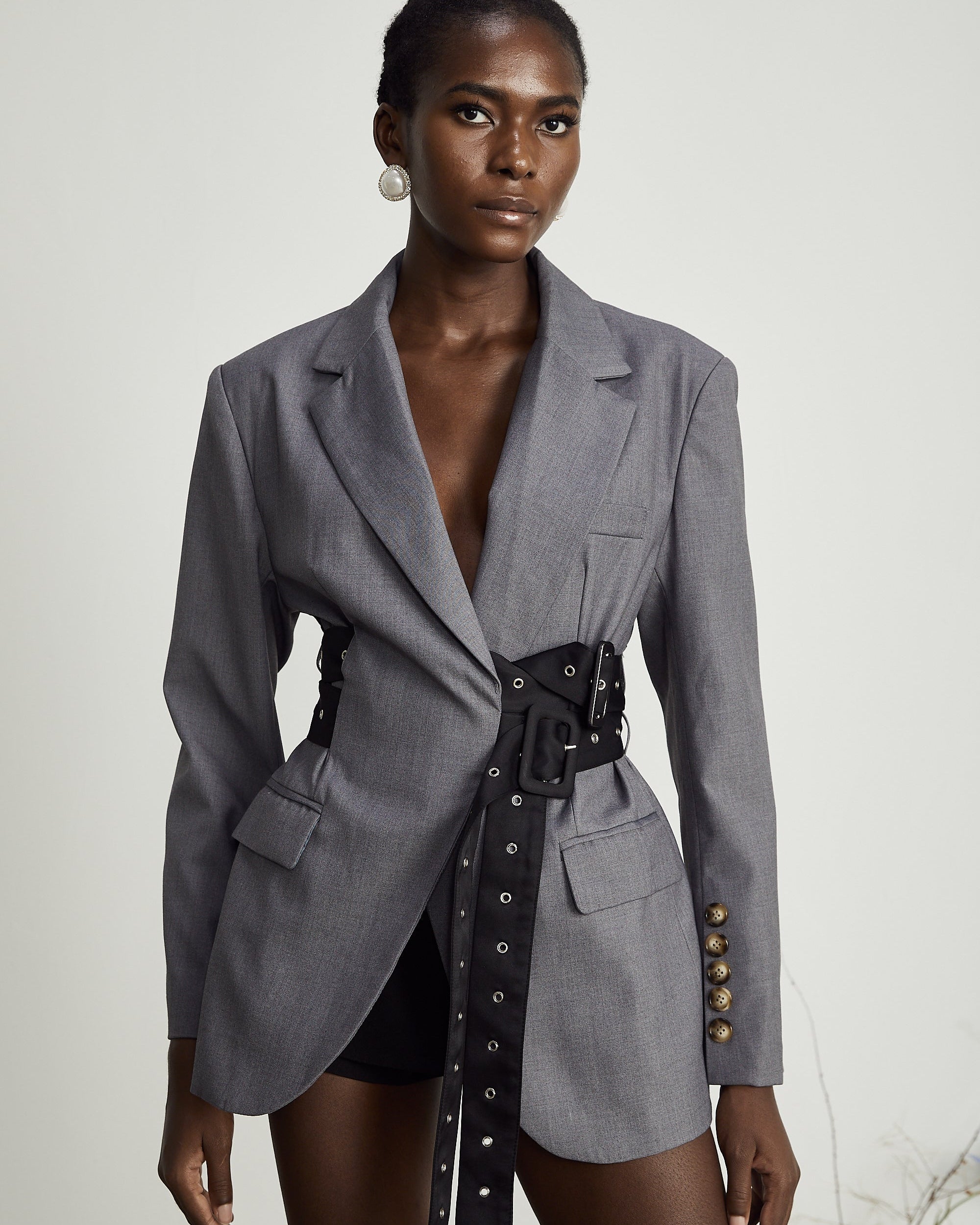 Treve Kuşaklı Blazer Ceket