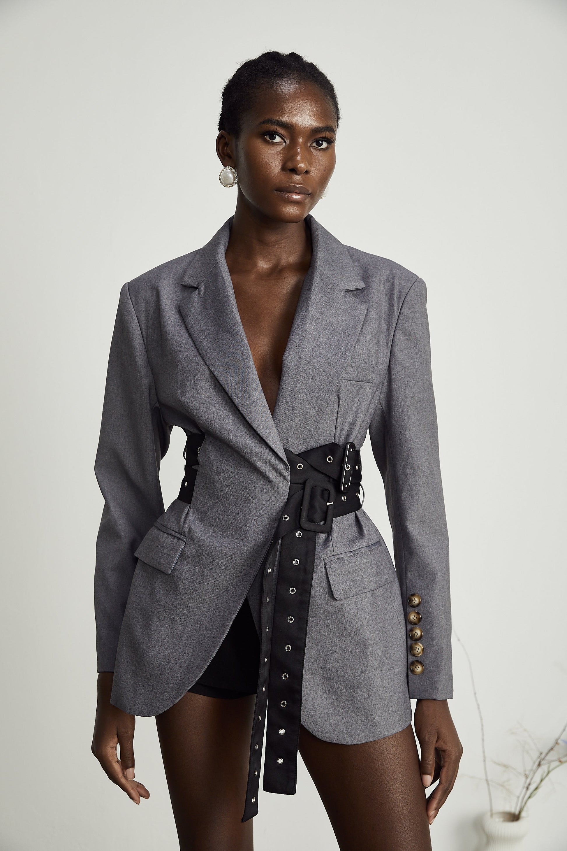 Treve Kuşaklı Blazer Ceket