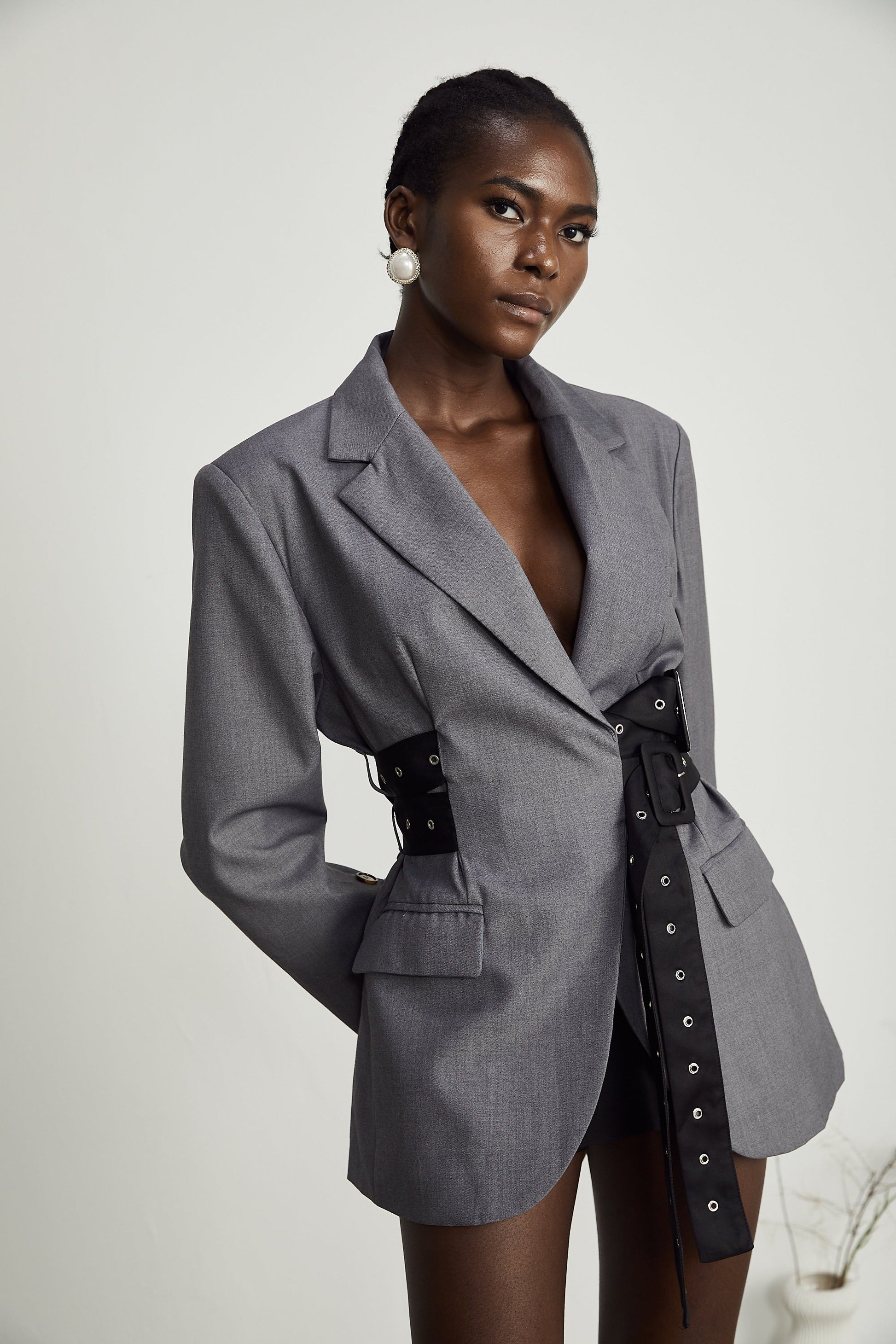 Treve Kuşaklı Blazer Ceket