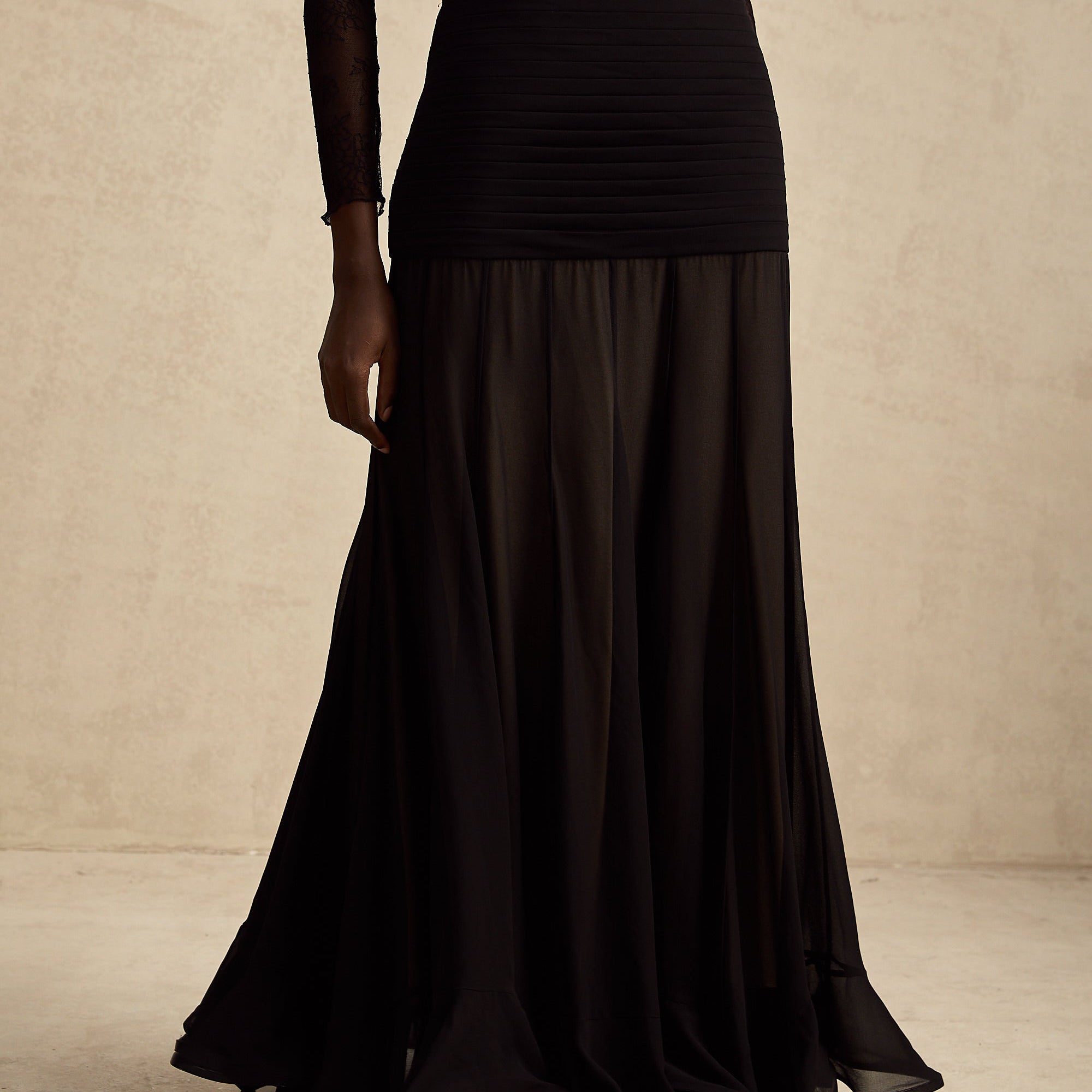 Jacqueline Tül Maxi Etek