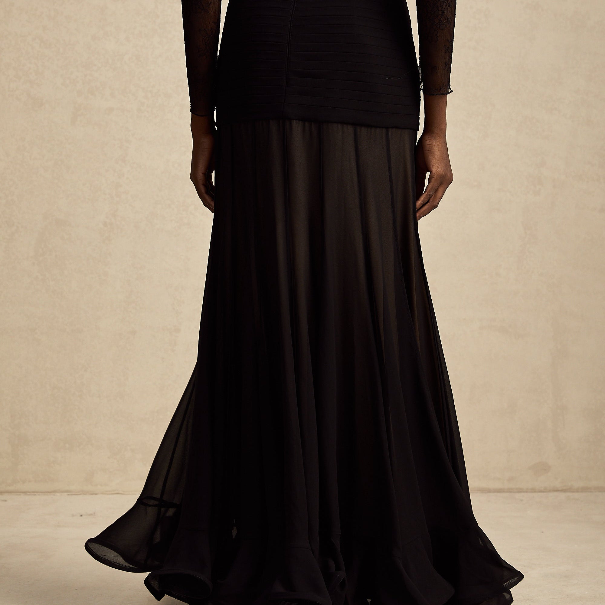 Jacqueline tül maxi etek