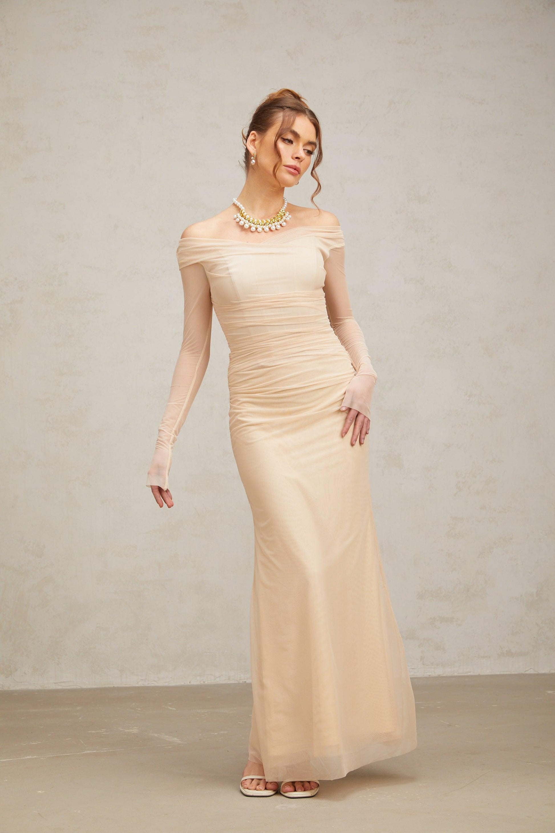 Elegance Aura Maksi Elbise