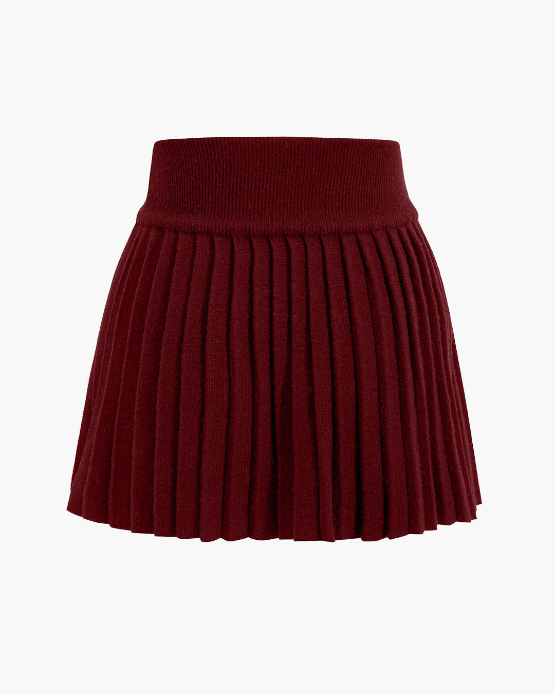 Basic Triko Pileli Etek