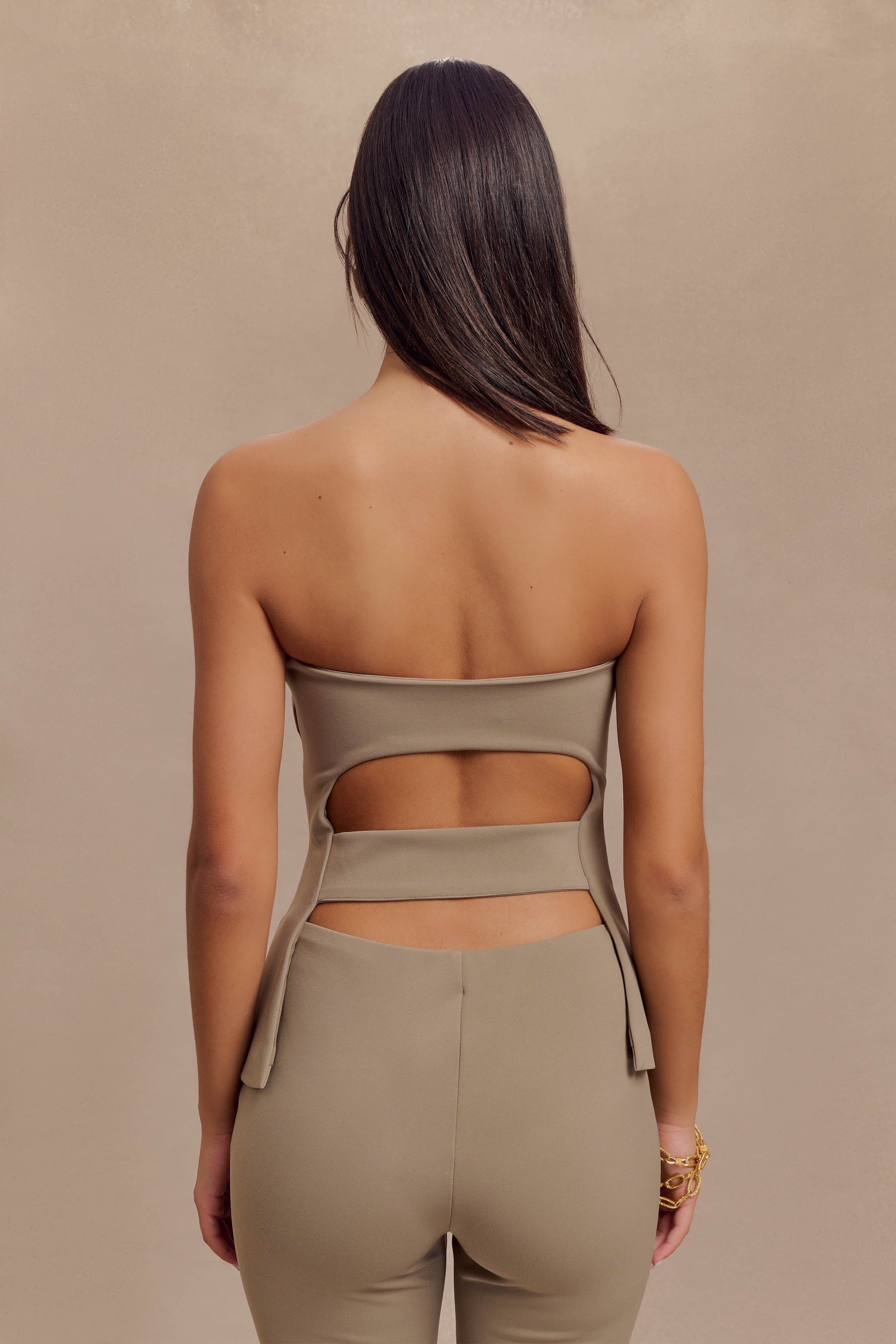Antonia Strapless Cut Out Üst