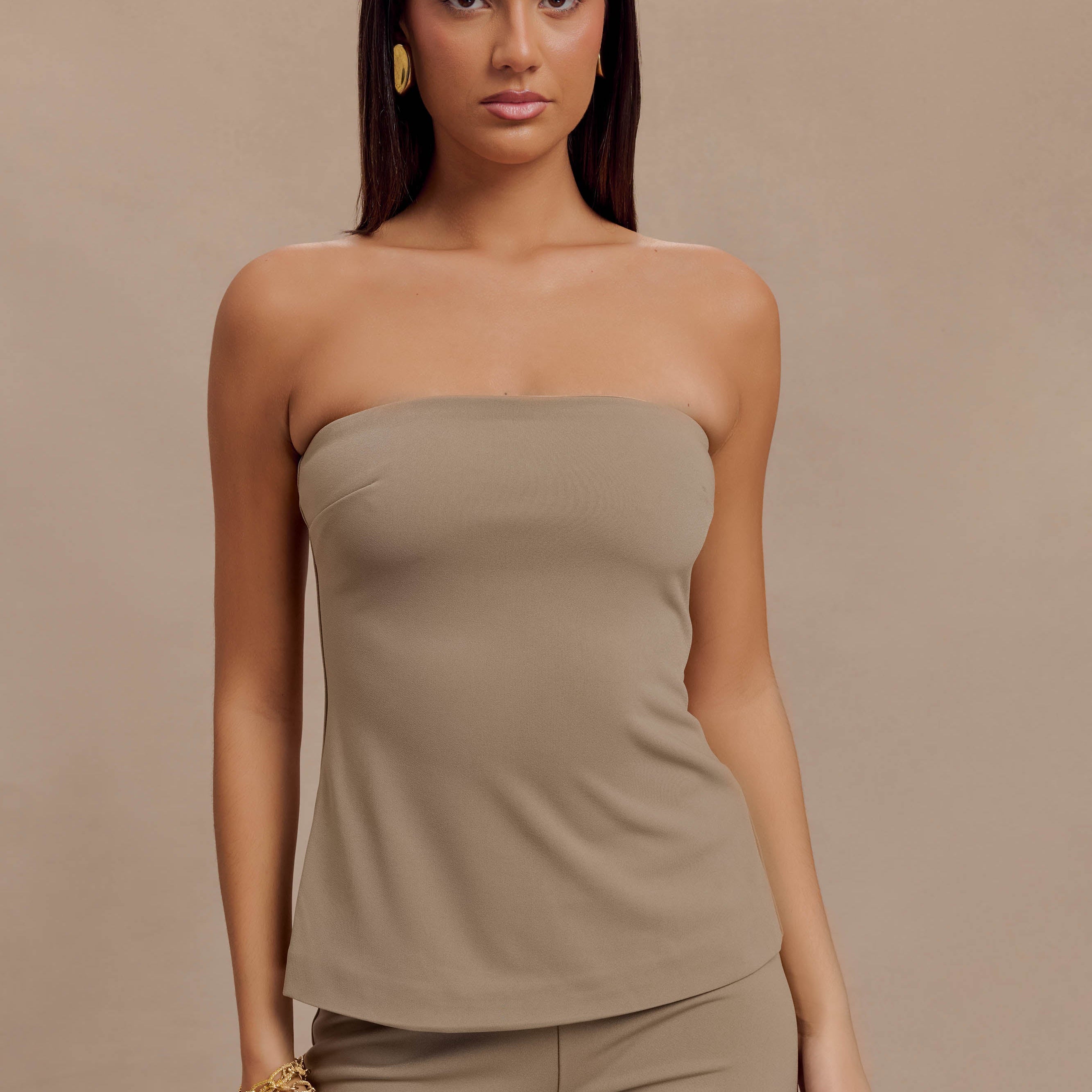 Antonia Strapless Cut Out Üst