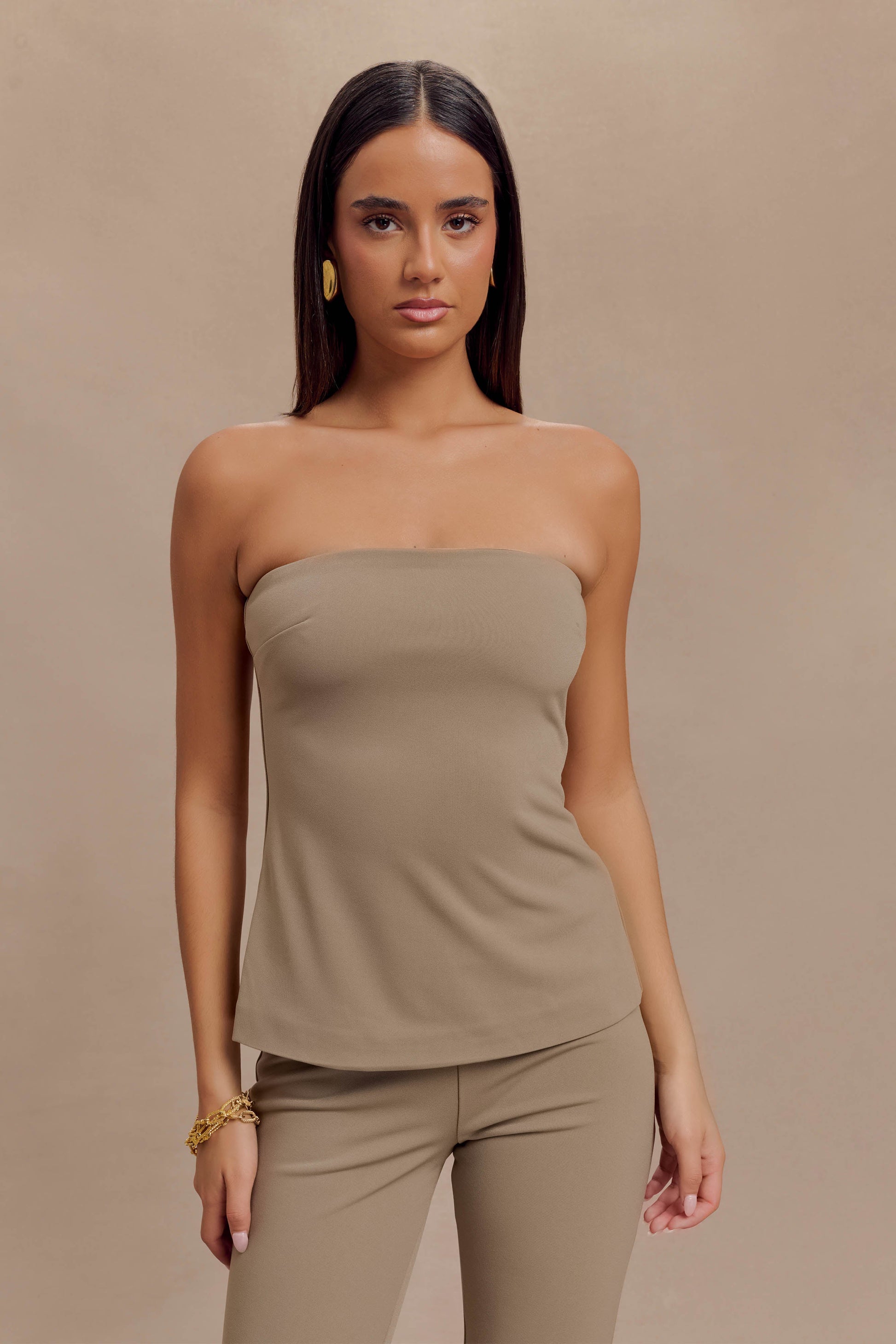 Antonia Strapless Cut Out Üst