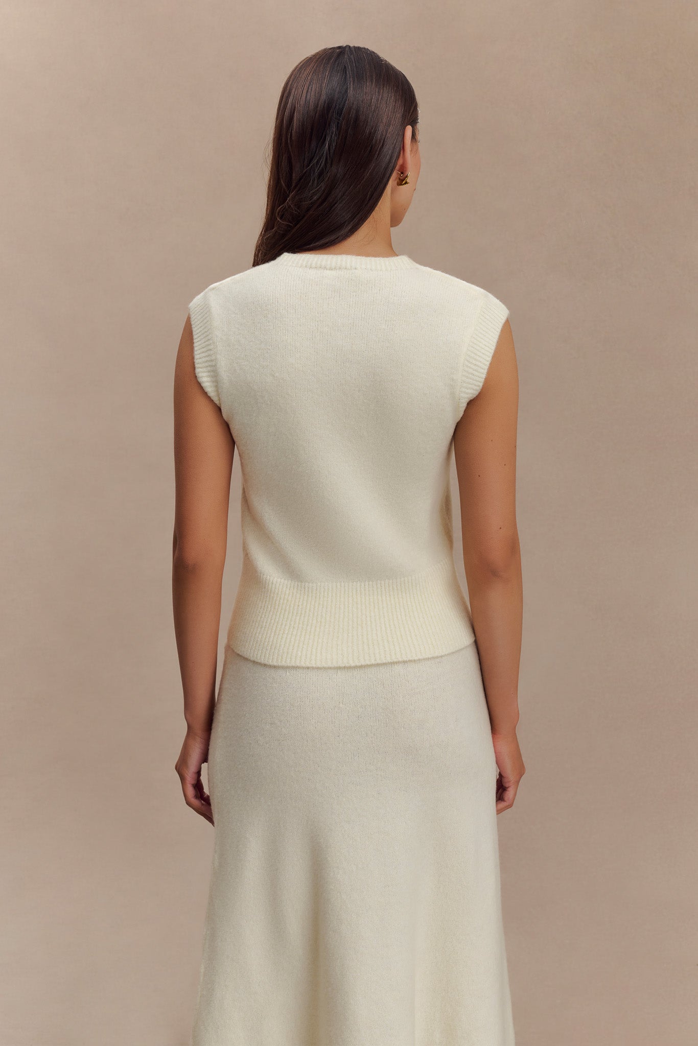 Dionne Sleeveless Knit Yelek