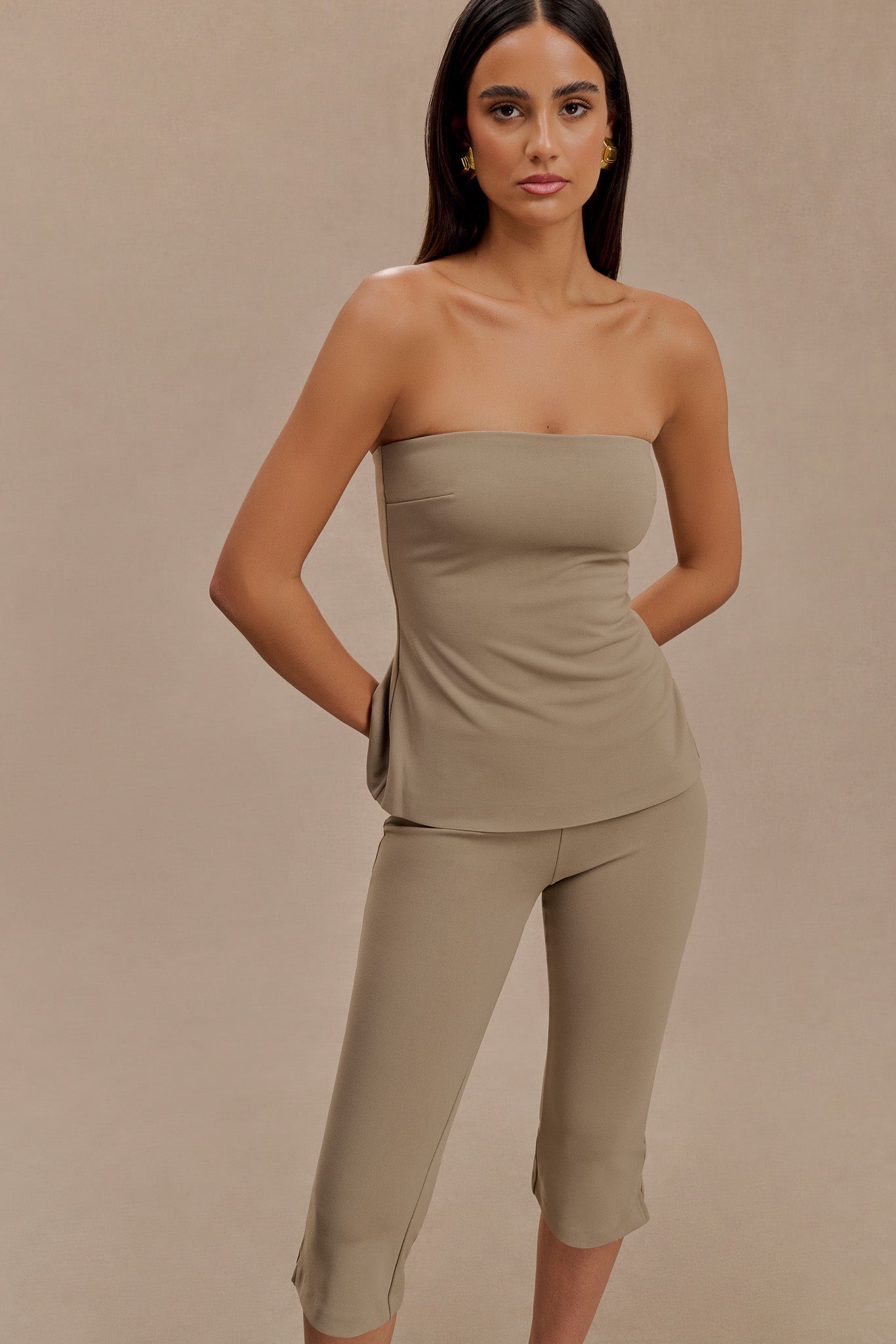 Antonia Strapless Cut Out Üst
