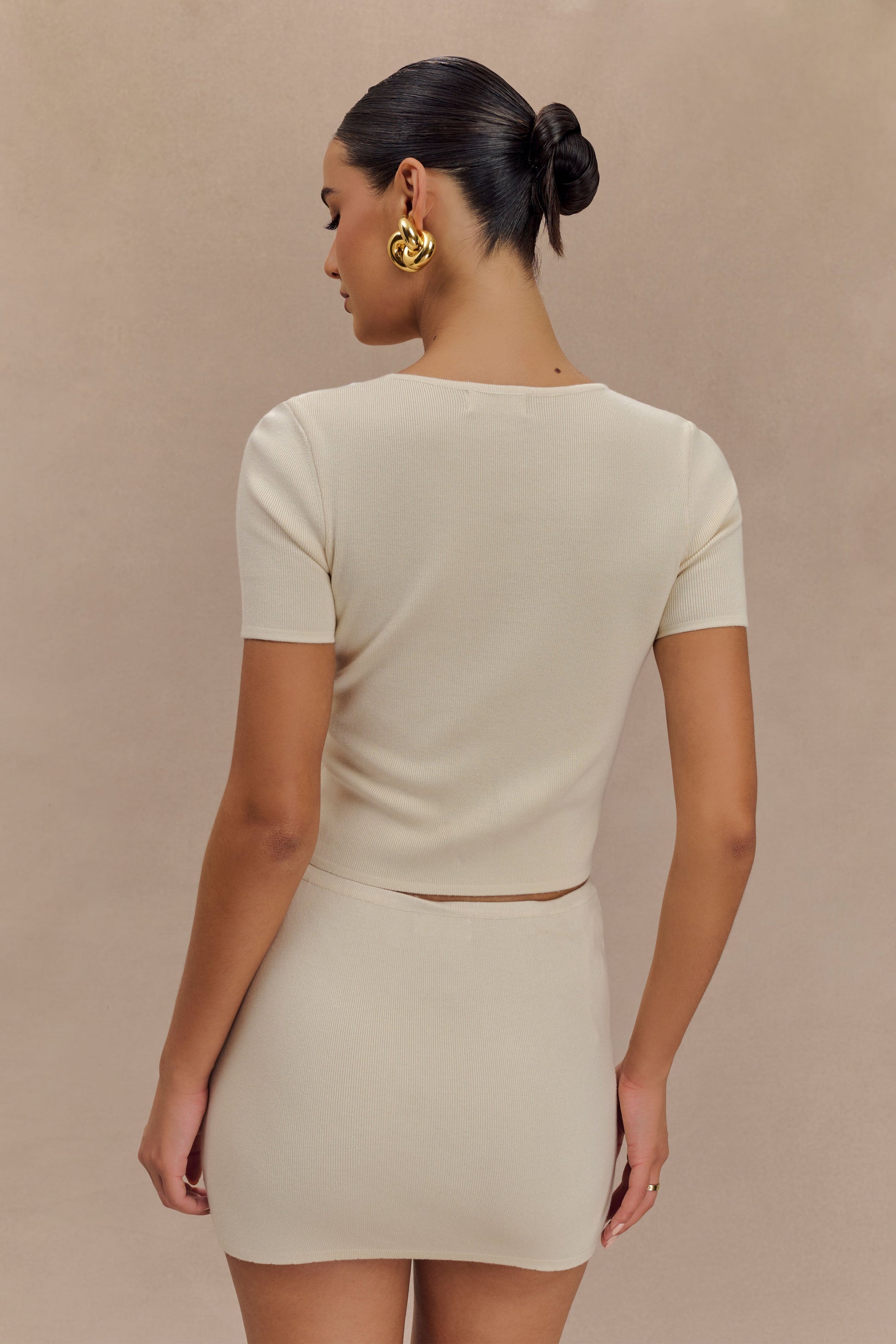 Monroe Embroidered Knit Üst