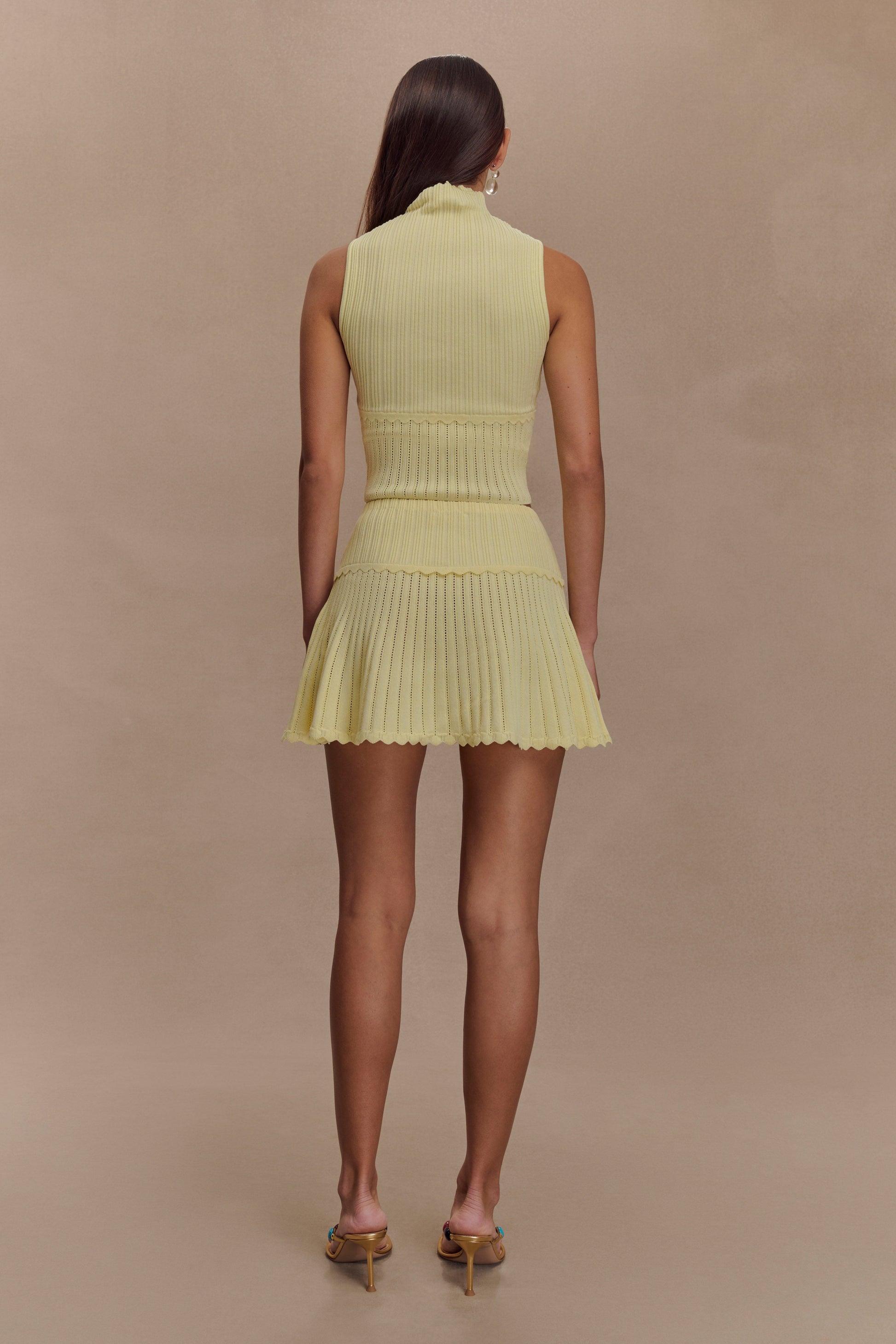 Indy Pointelle Knit Üst