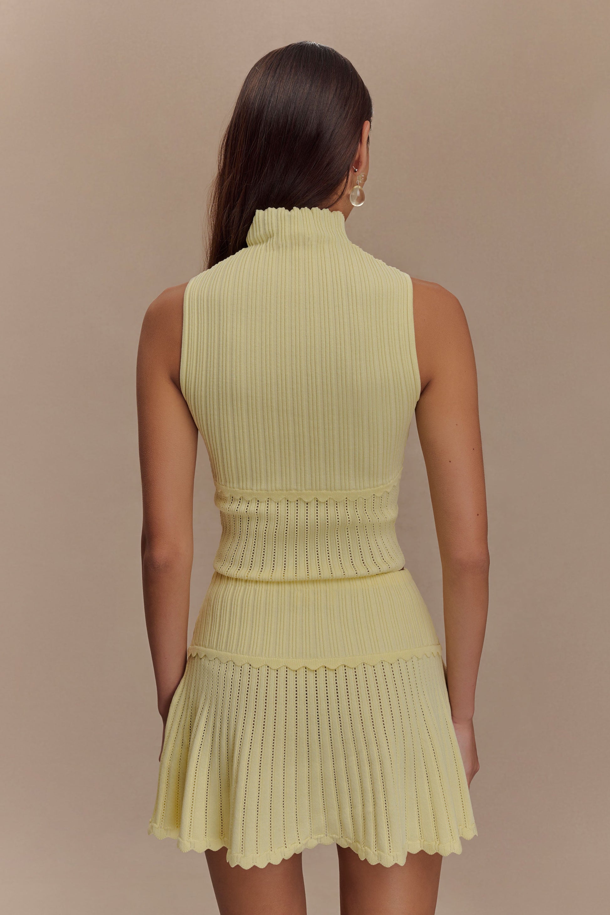 Indy Pointelle Knit Üst