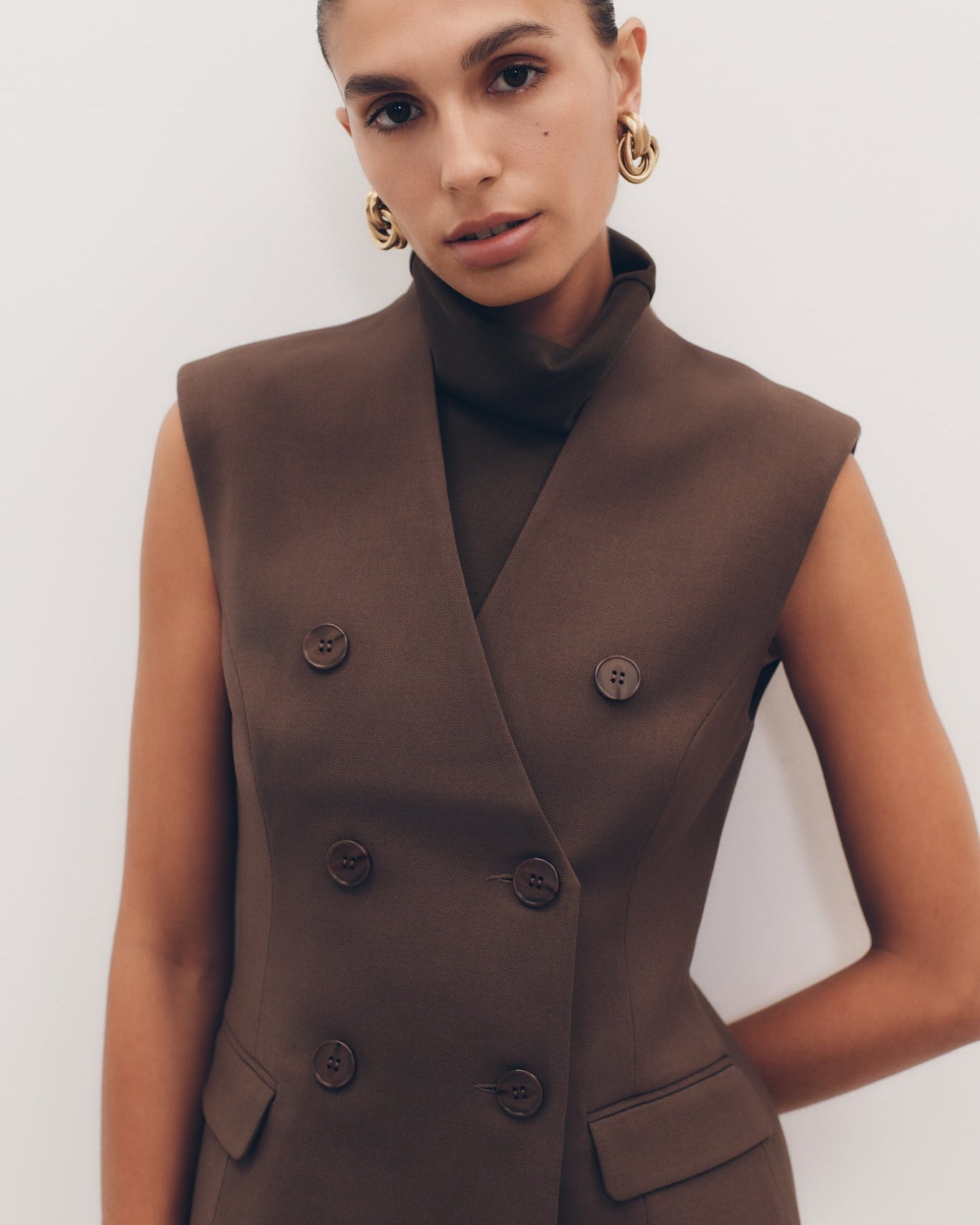 Penelope Suiting Yakasız Blazer