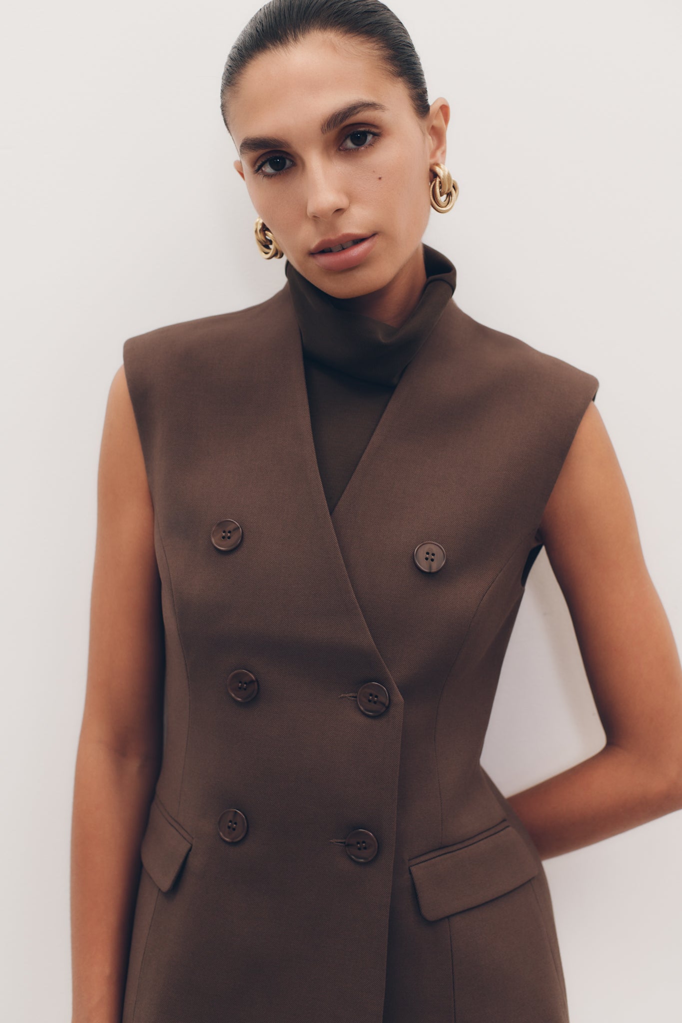 Penelope Suiting Yakasız Blazer
