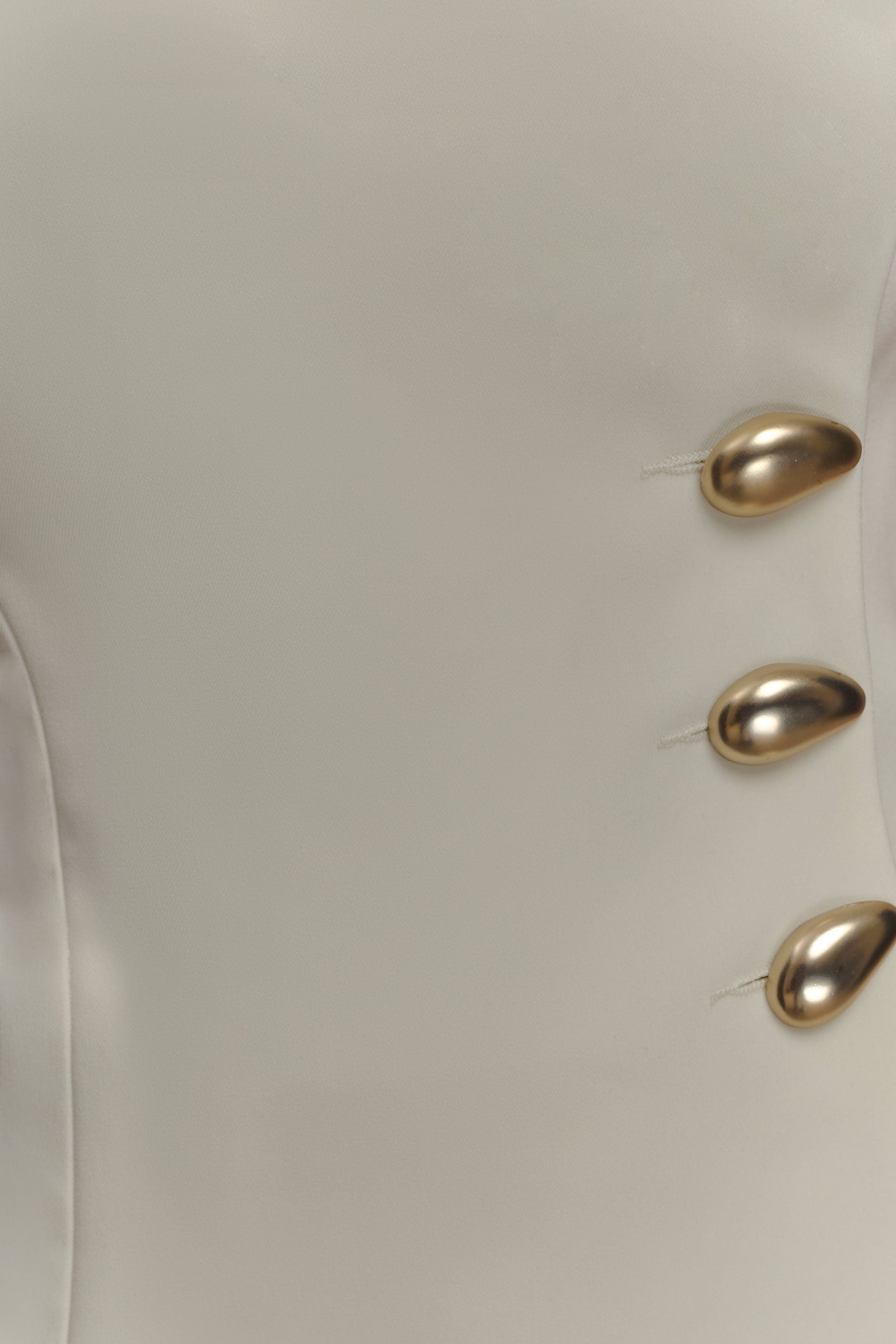 Lindie Strapless Suiting Üst