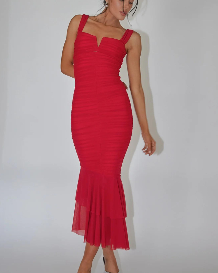 Lucia Midi Elbise