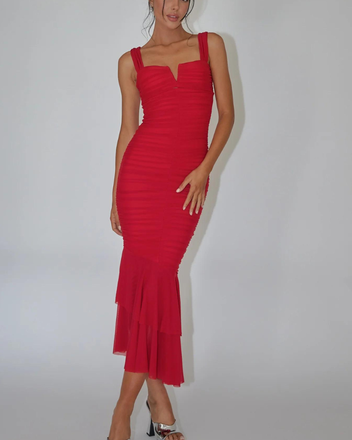 Lucia Midi Elbise