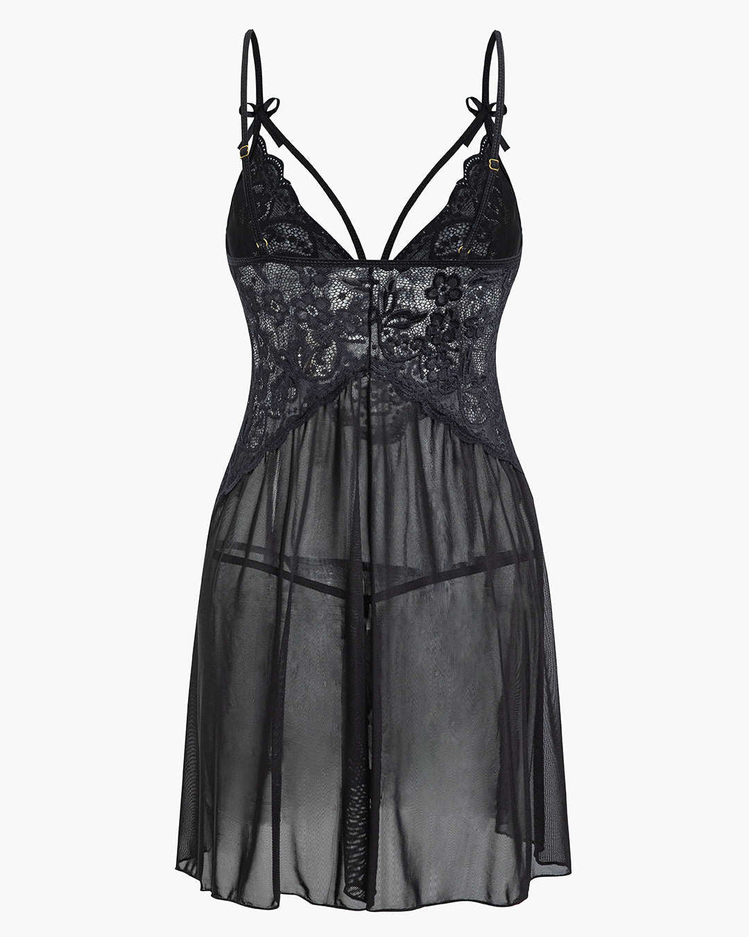 Dantel Şeffaf Nakışlı Bustier Gece Elbisesi