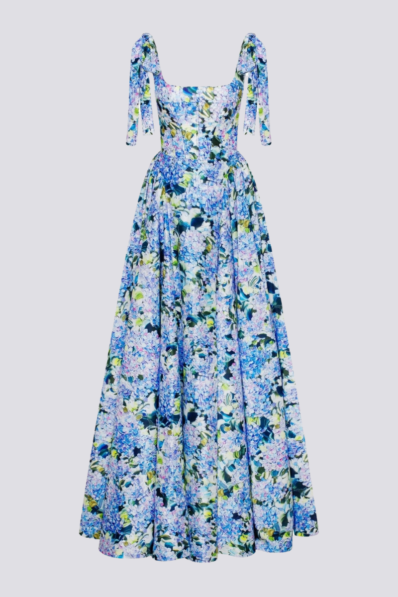 Albertine Çiçekli Maxi Elbise