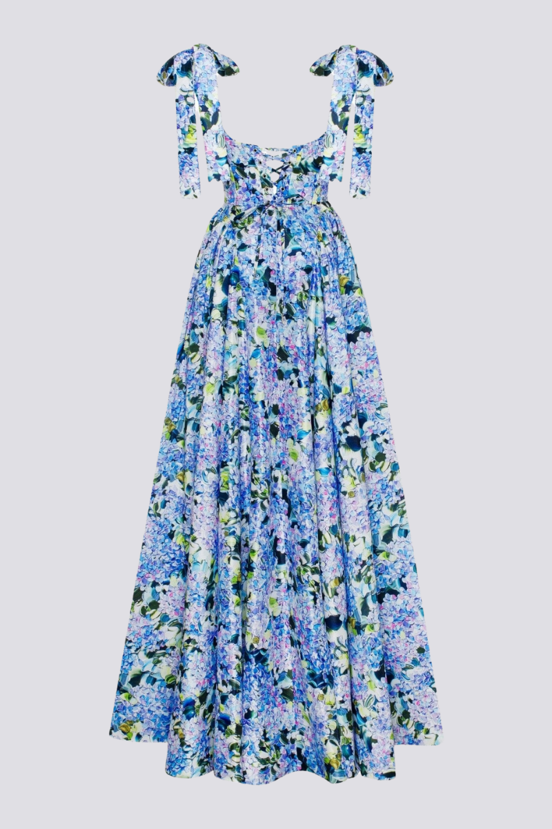Albertine Çiçekli Maxi Elbise