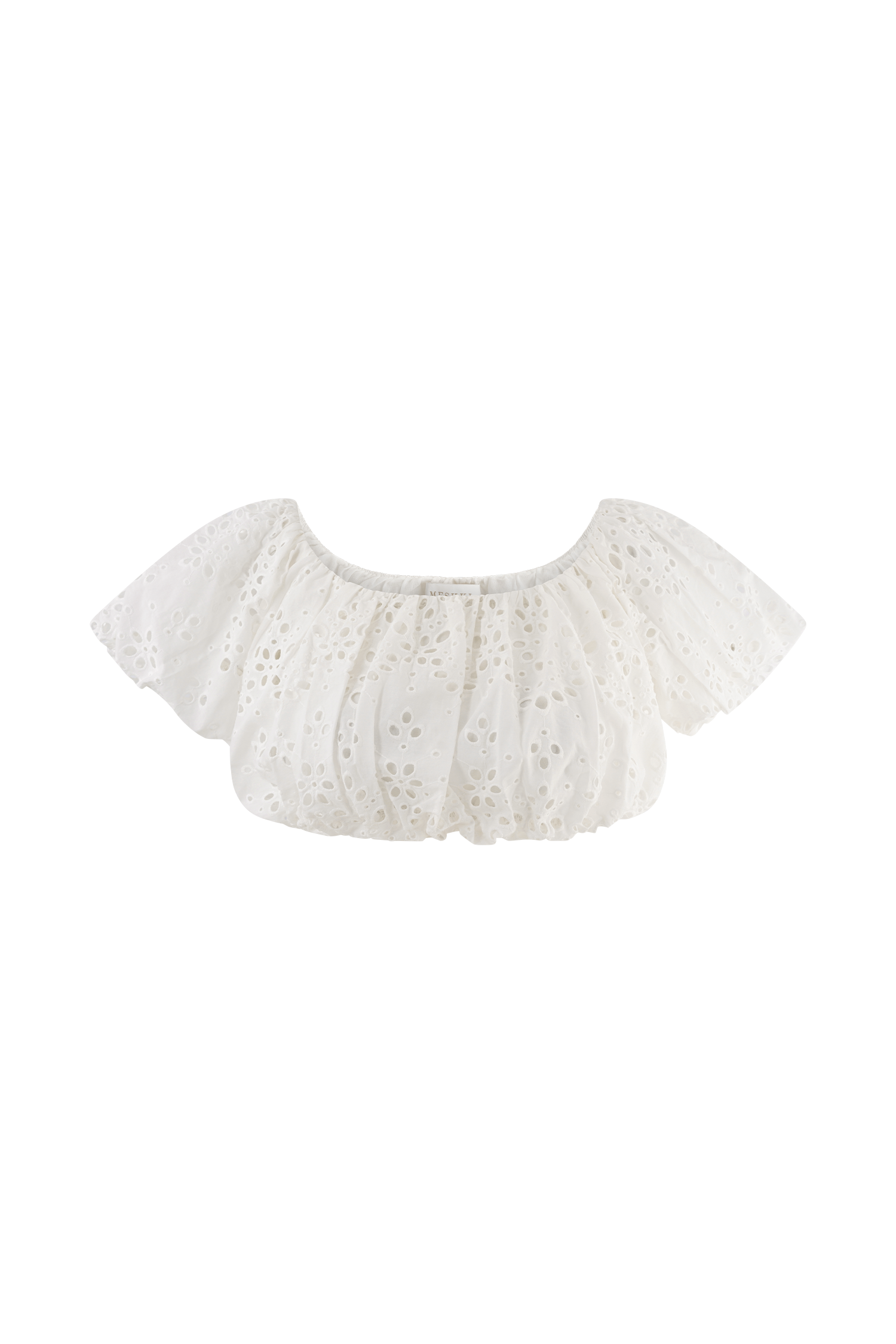 Autumn Off Shoulder Bubble Üst