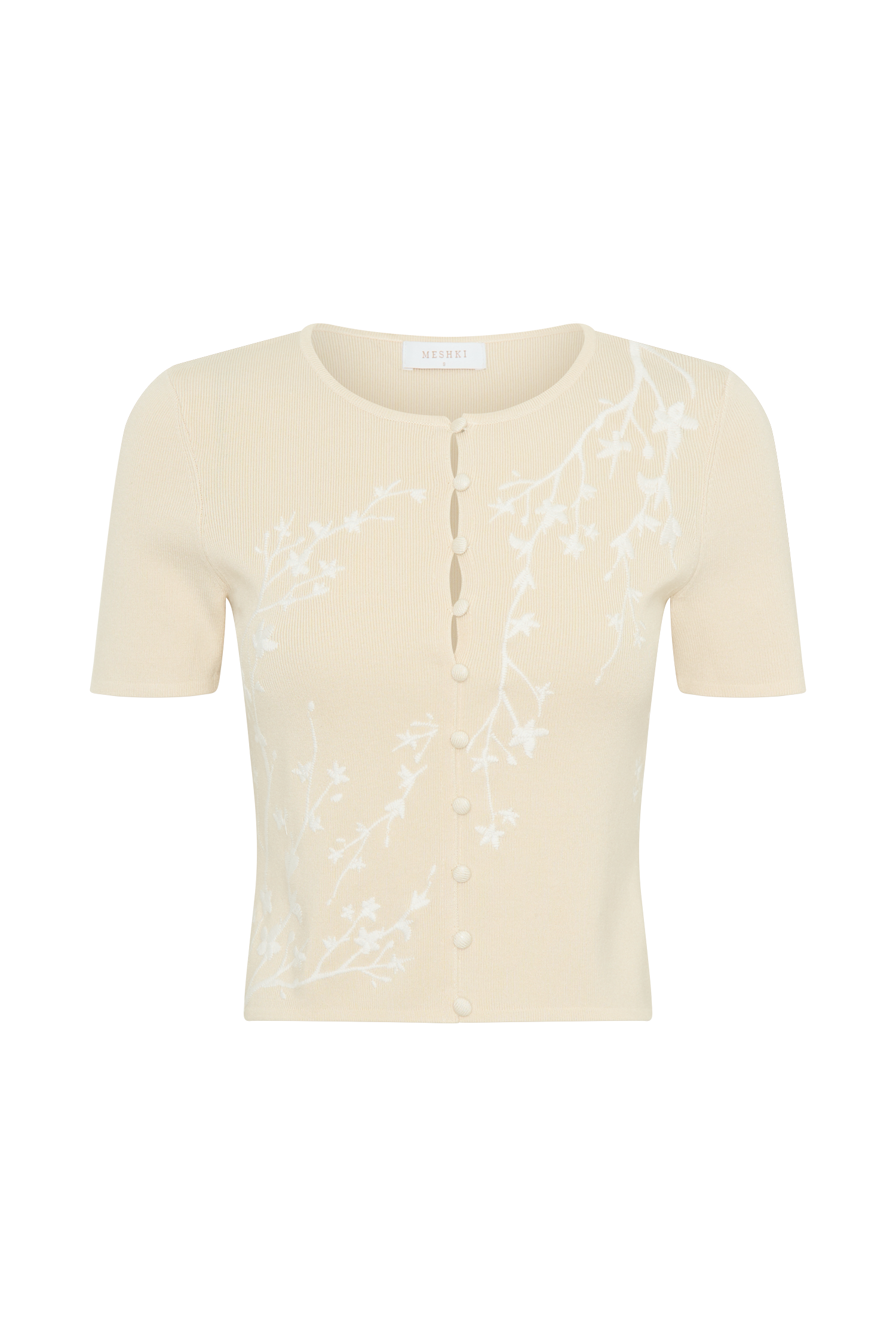 Monroe Embroidered Knit Üst