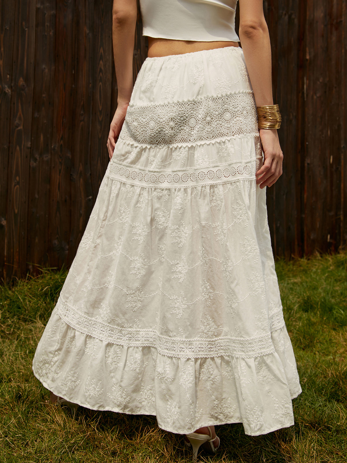 Jacquard Cotton Blends Maxi Etek
