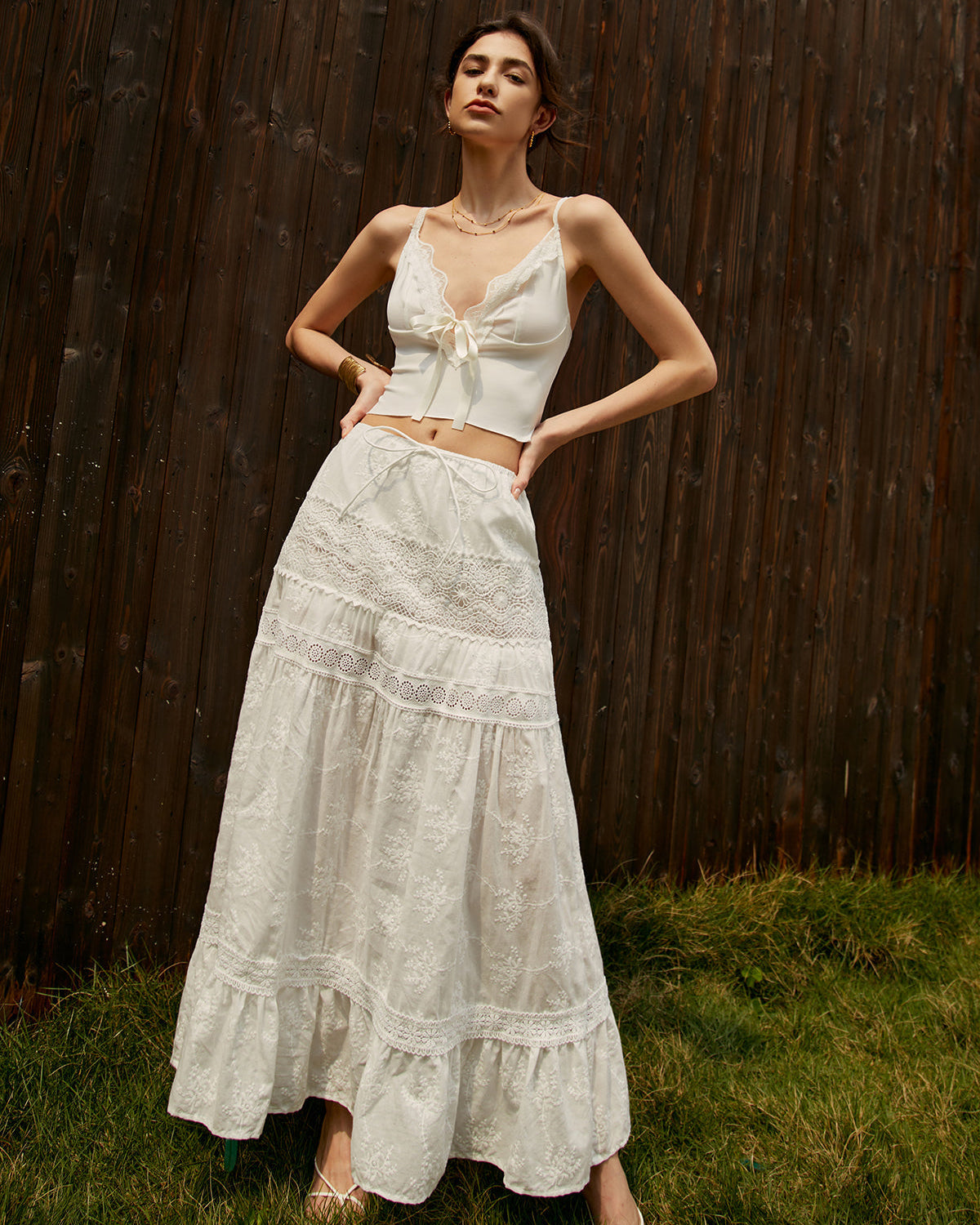 Jacquard Cotton Blends Maxi Etek