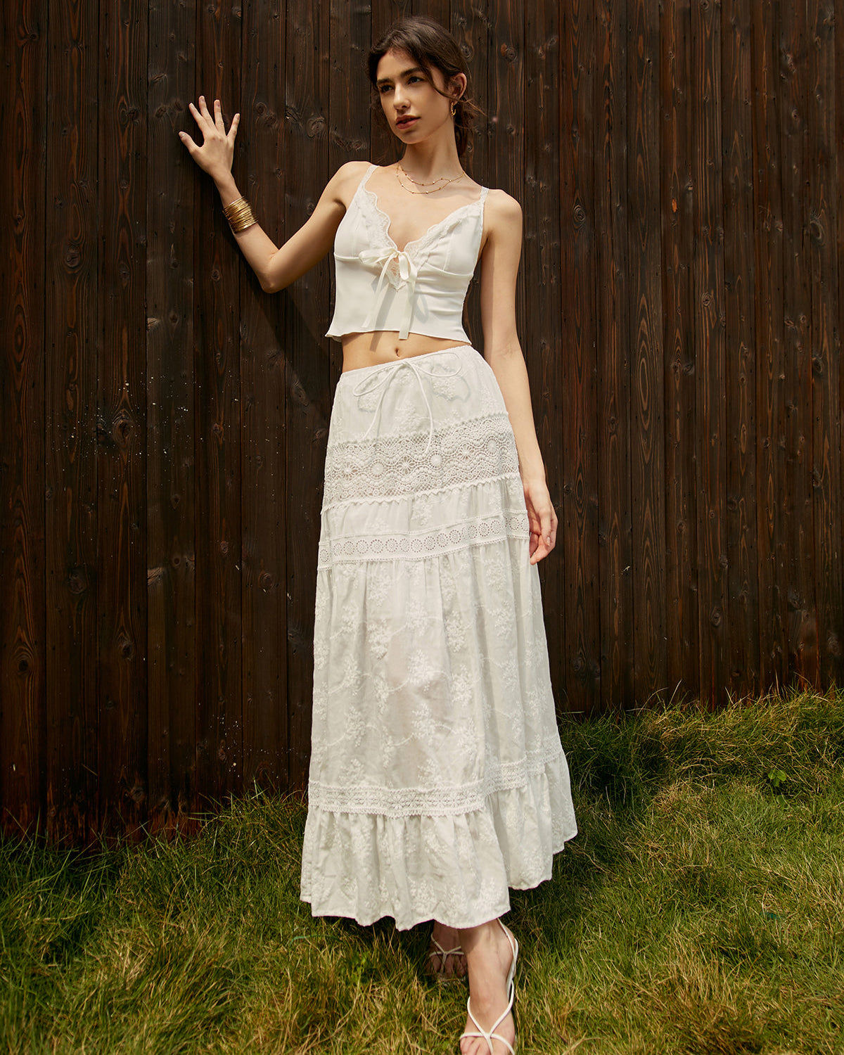 Jacquard Cotton Blends Maxi Etek