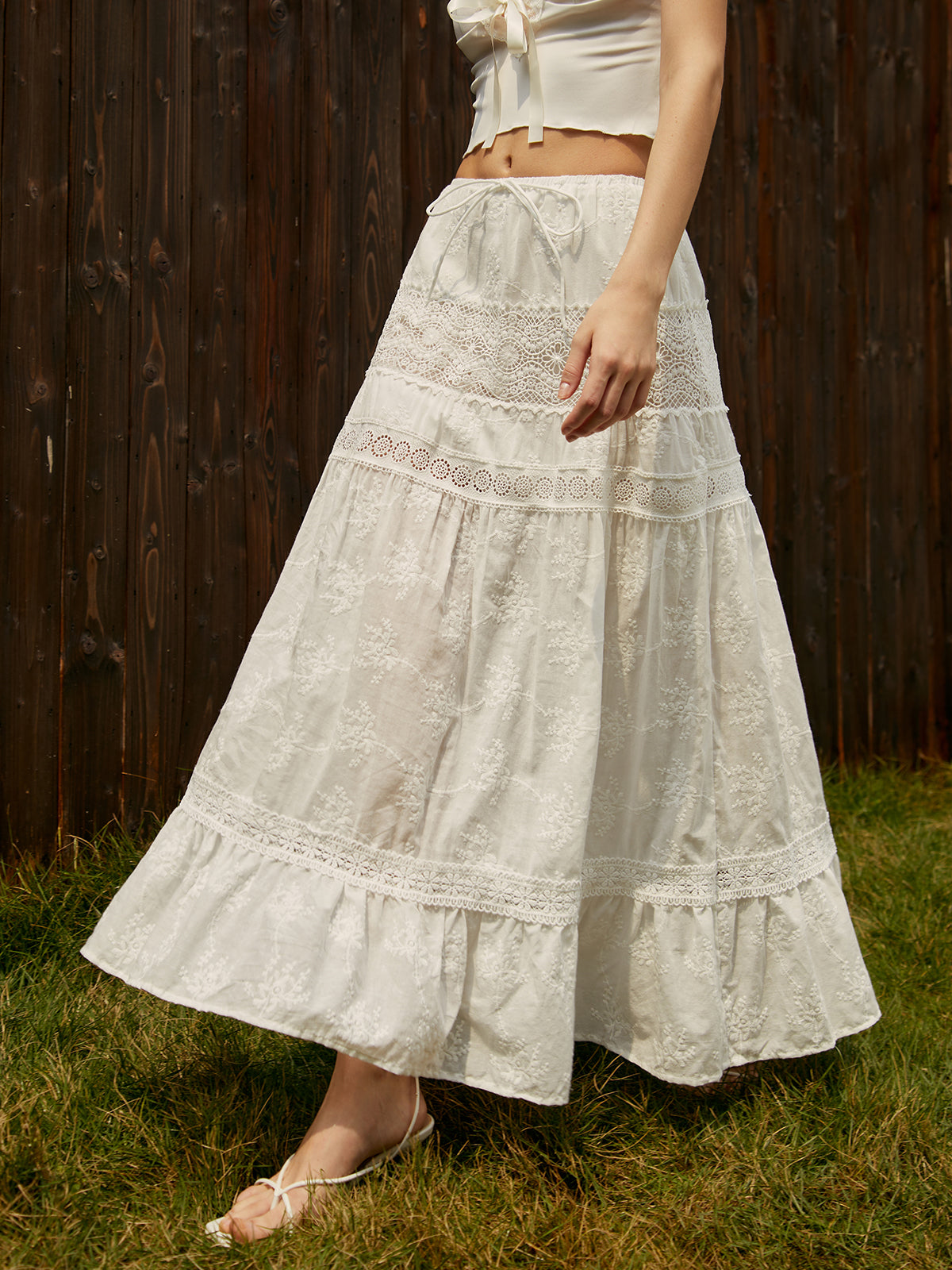 Jacquard Cotton Blends Maxi Etek