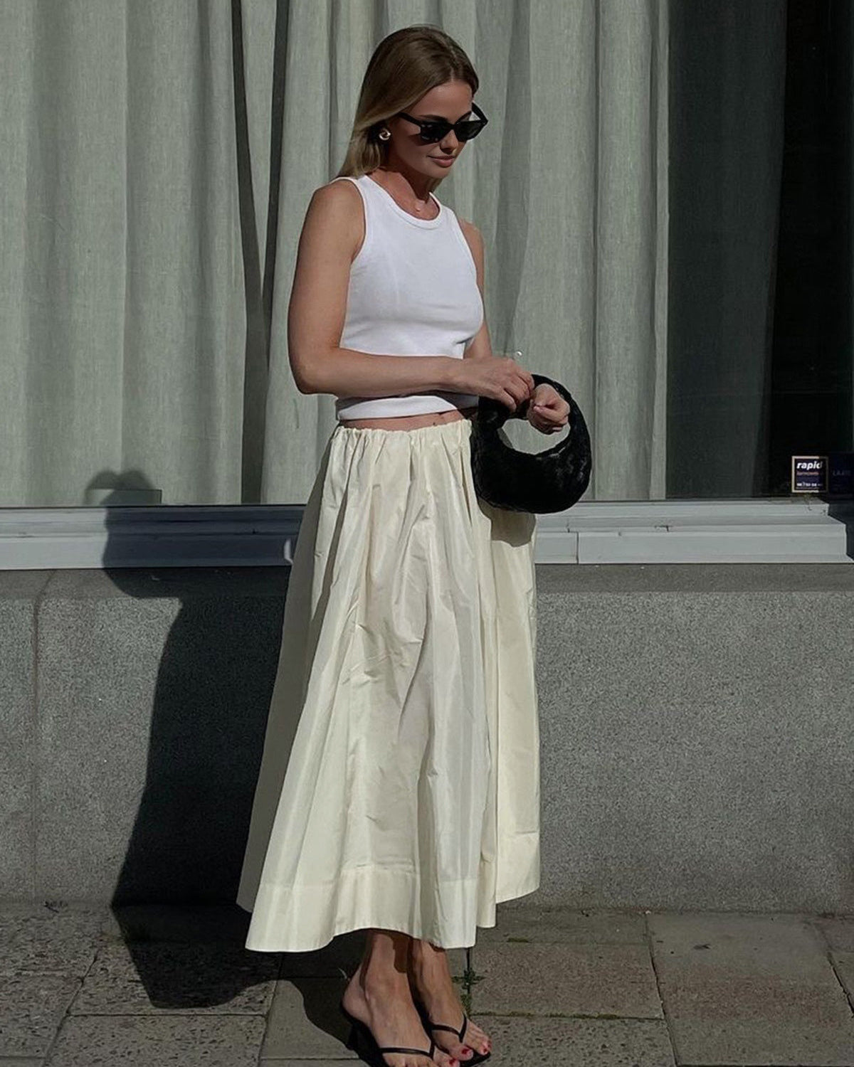 Creamy Midi Etek