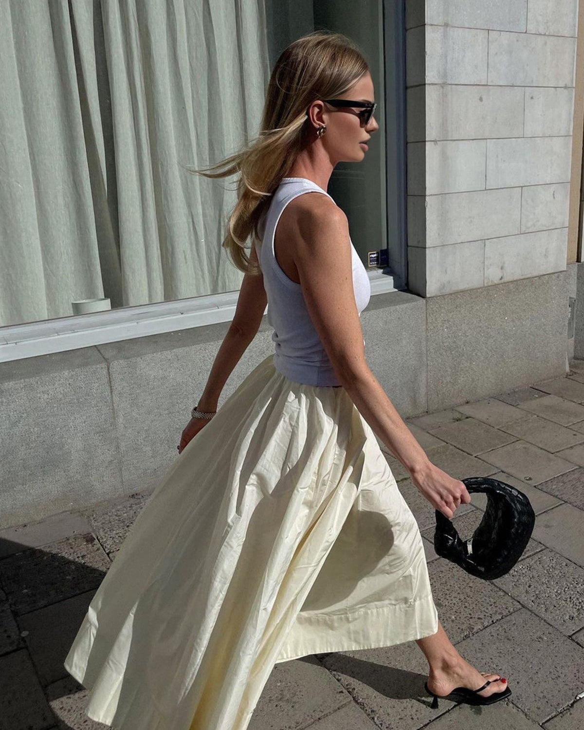 Creamy Midi Etek