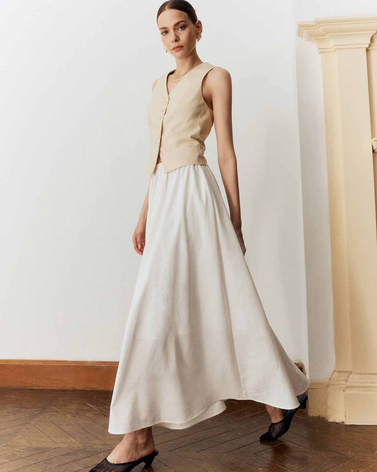 Cotton & Linen Maxi Etek