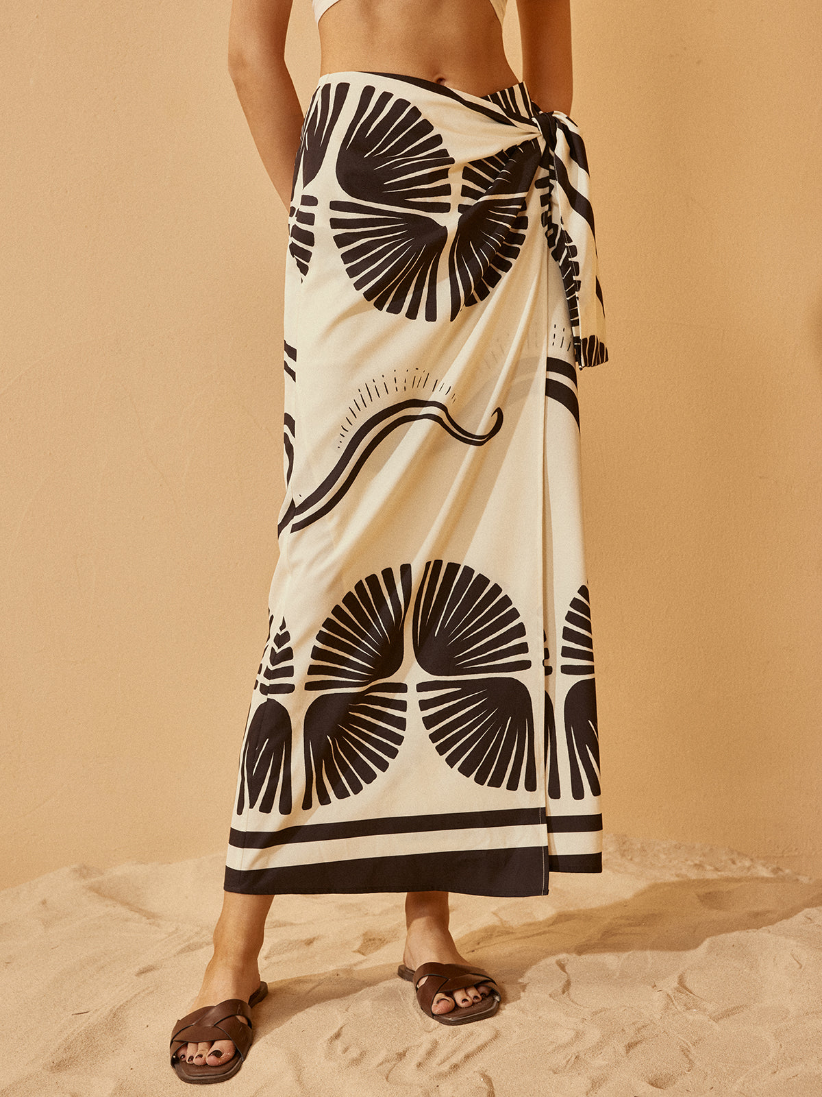 Knotted Wrap Floral Etek