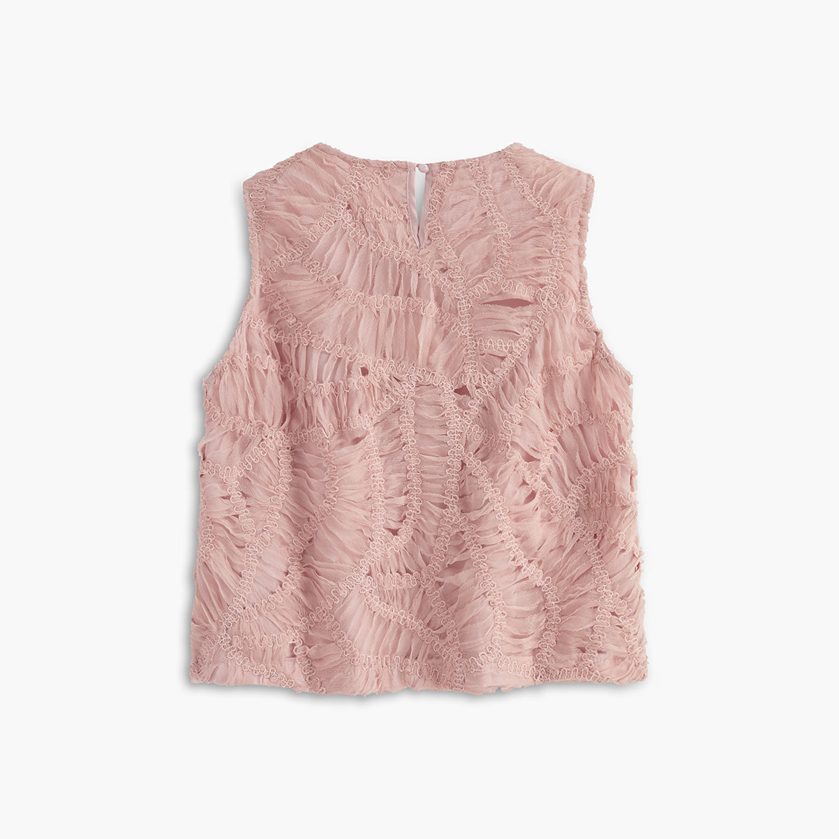 Bisiklet Yaka Kolsuz Bluz