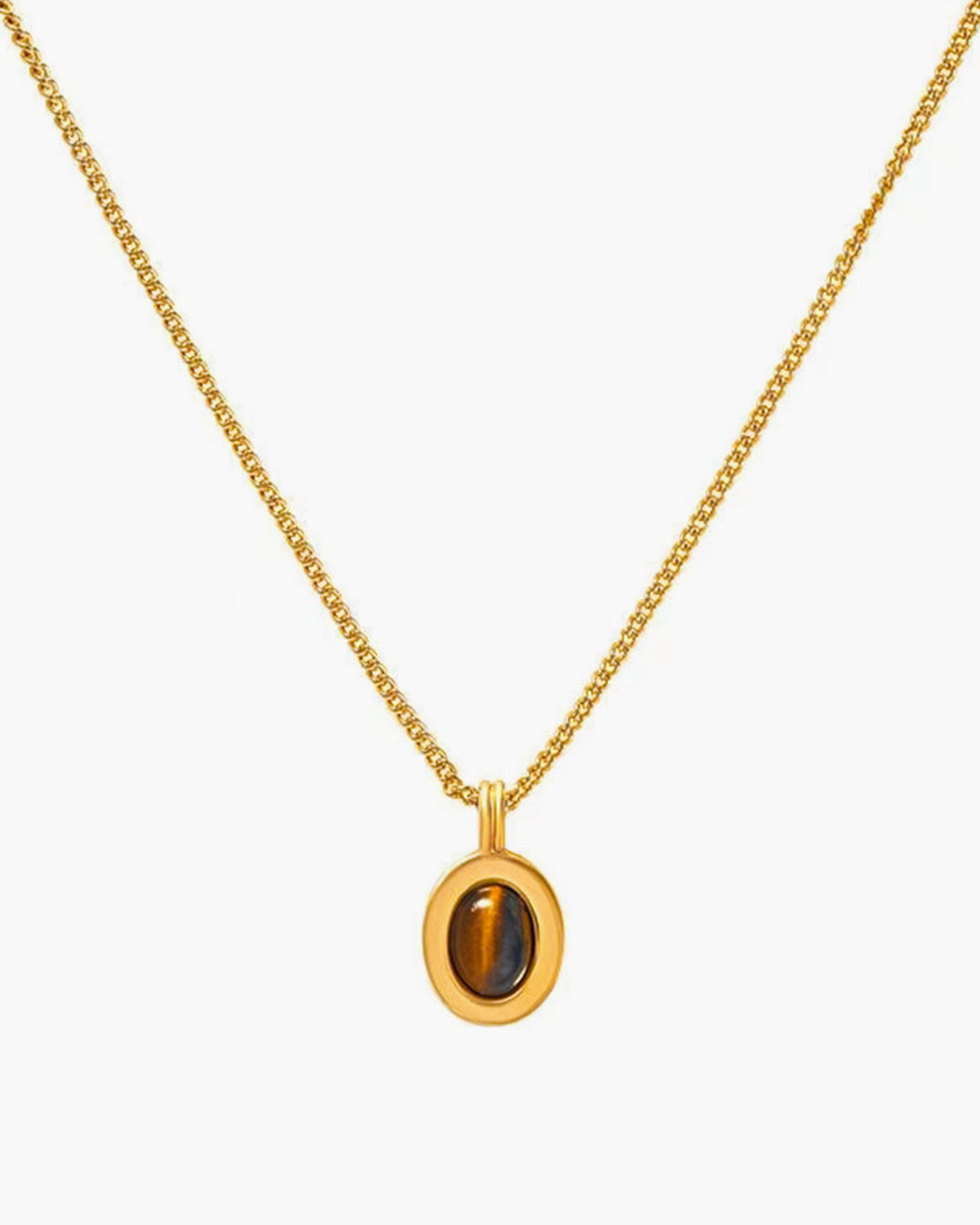 Minimalist Kaplan Gözü Kolye