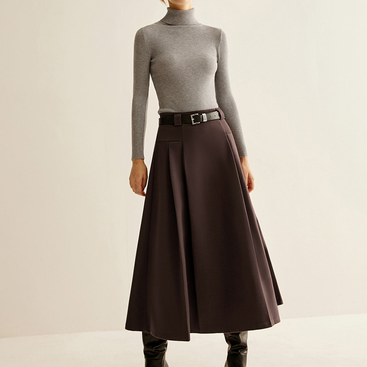 Utility Pleated Belted Etek