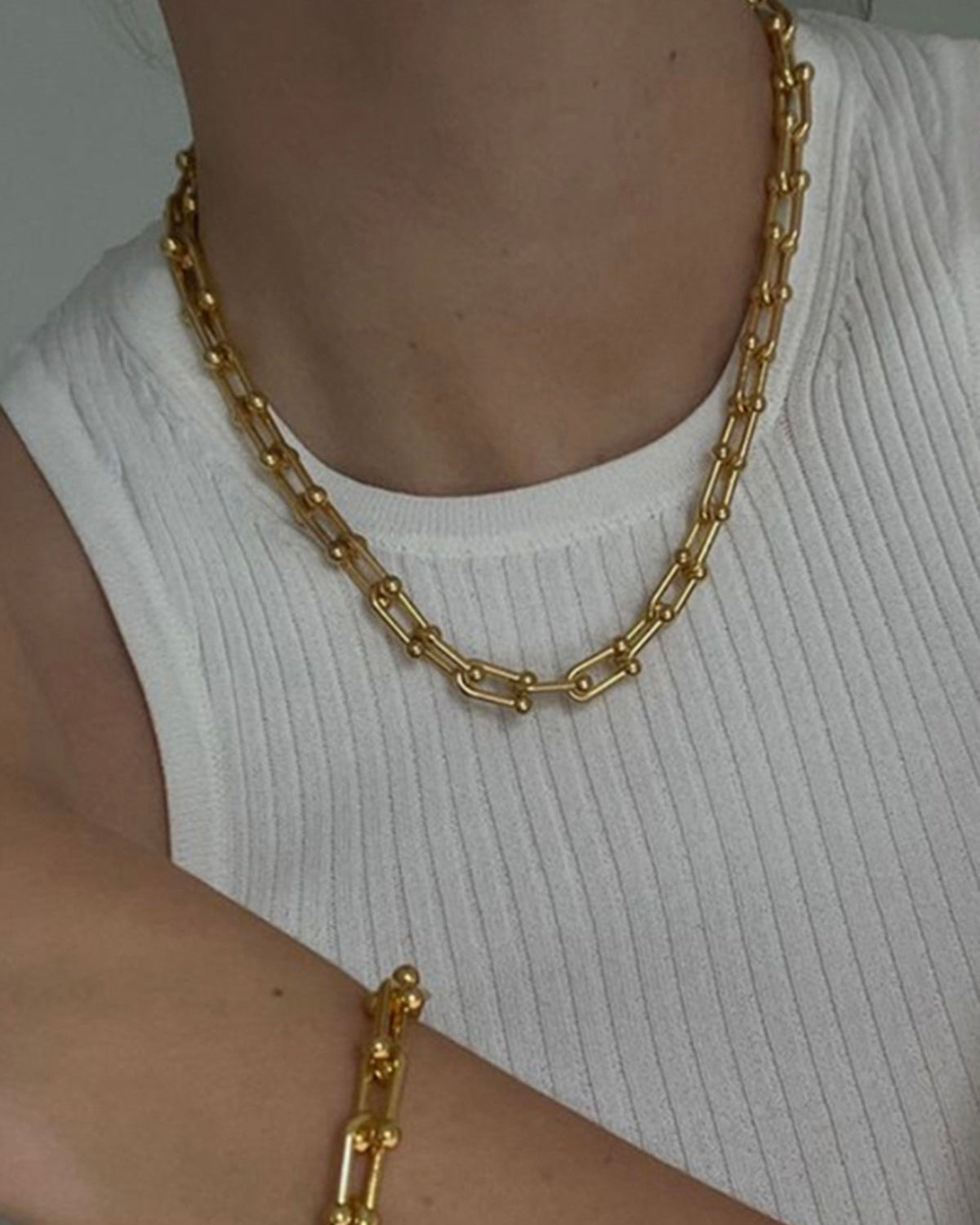 Ayak Bileği Tokası Bambudan Klavikula Choker
