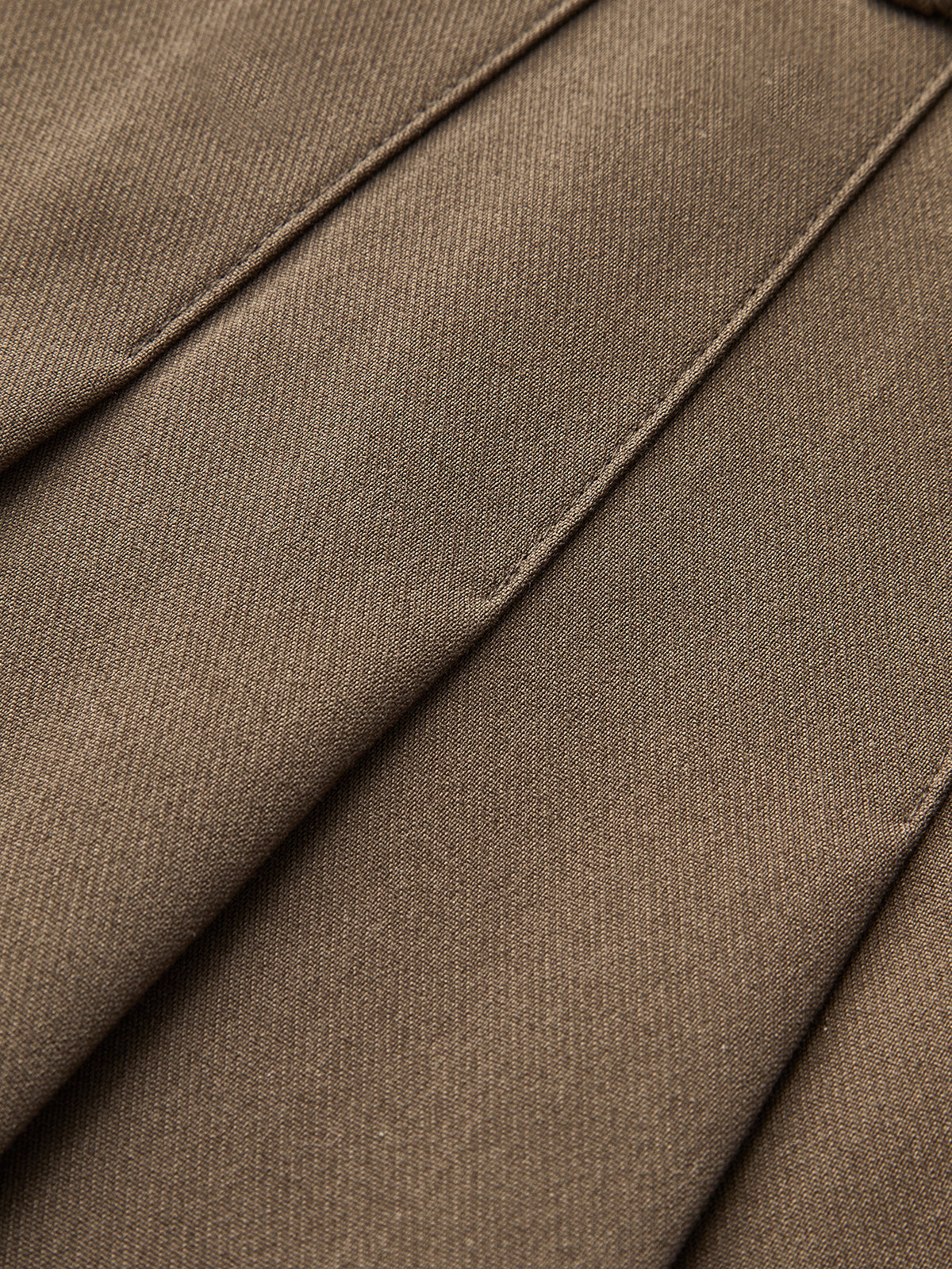 Versatile Pleated Mini Kemerli Etek